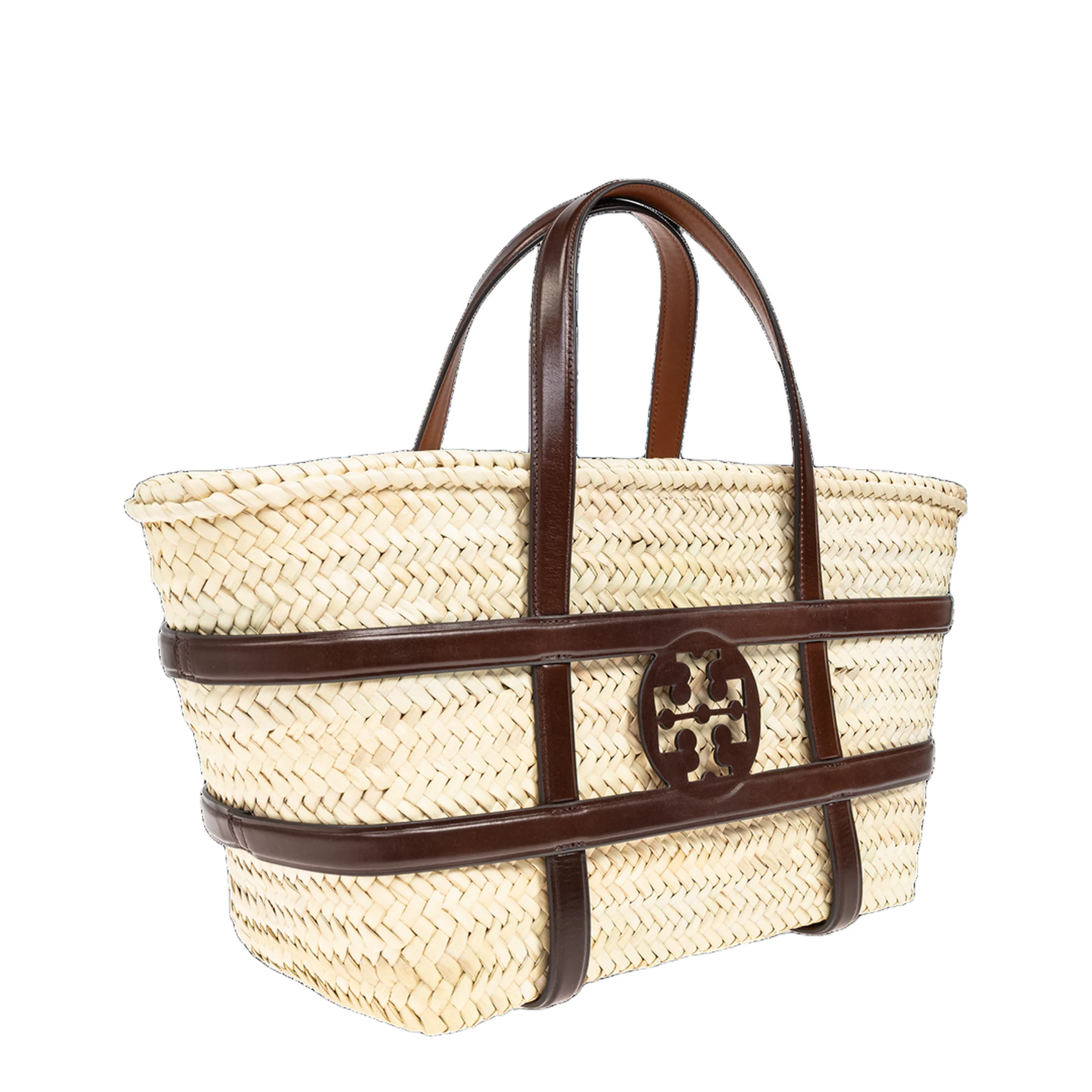 Ella Woven Straw Tote Bag - Neutral - Image 3