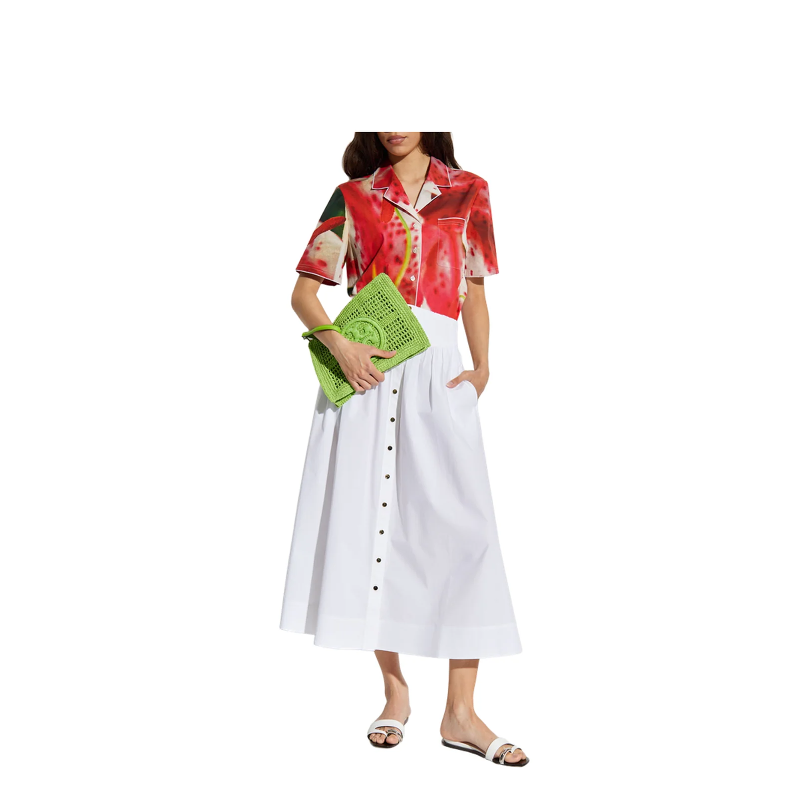 Short Sleeve Shirt Red - Image 2