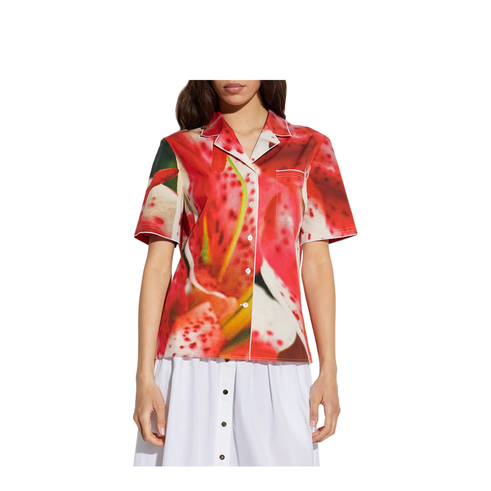 Short Sleeve Shirt Red - Image 3
