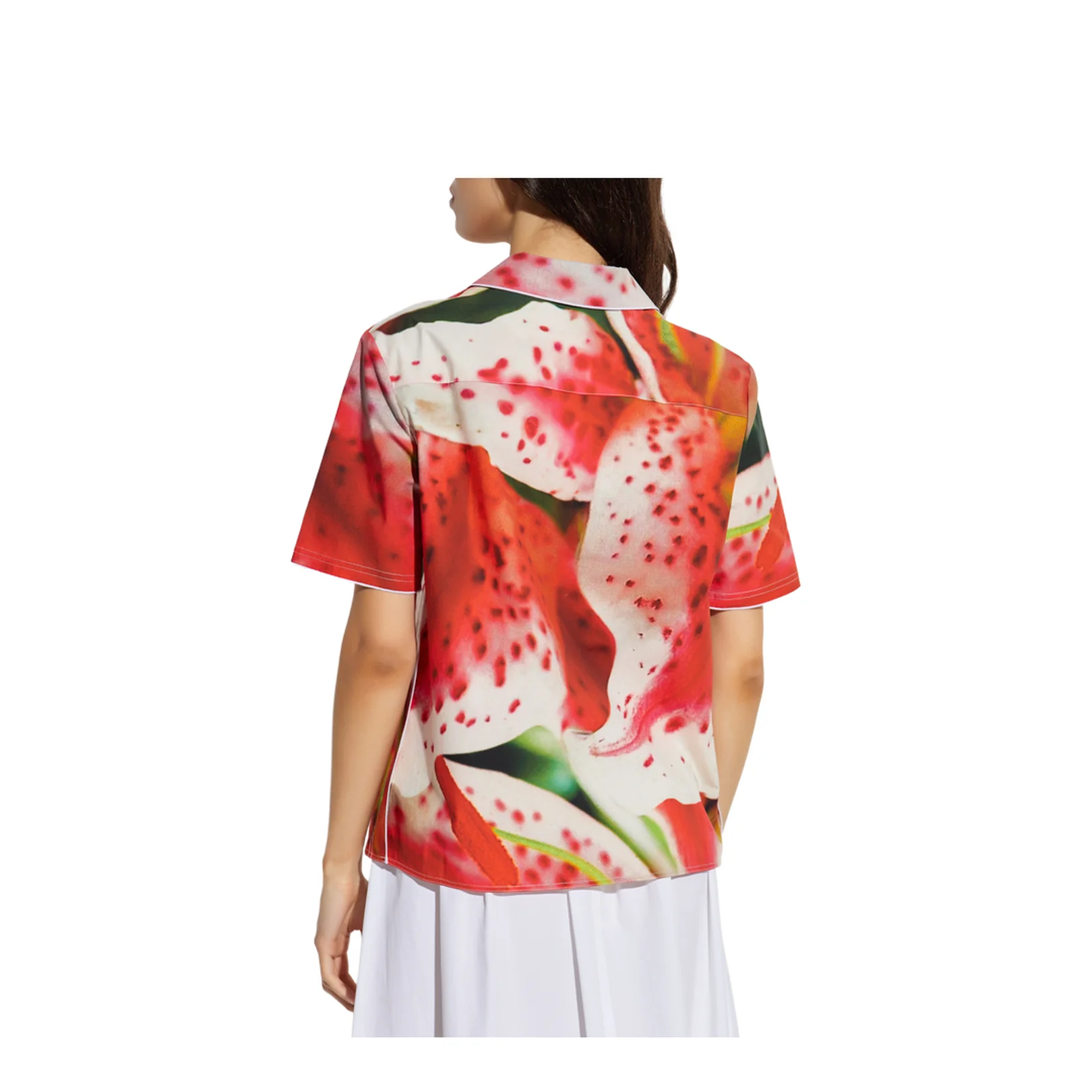 Short Sleeve Shirt Red - Image 4