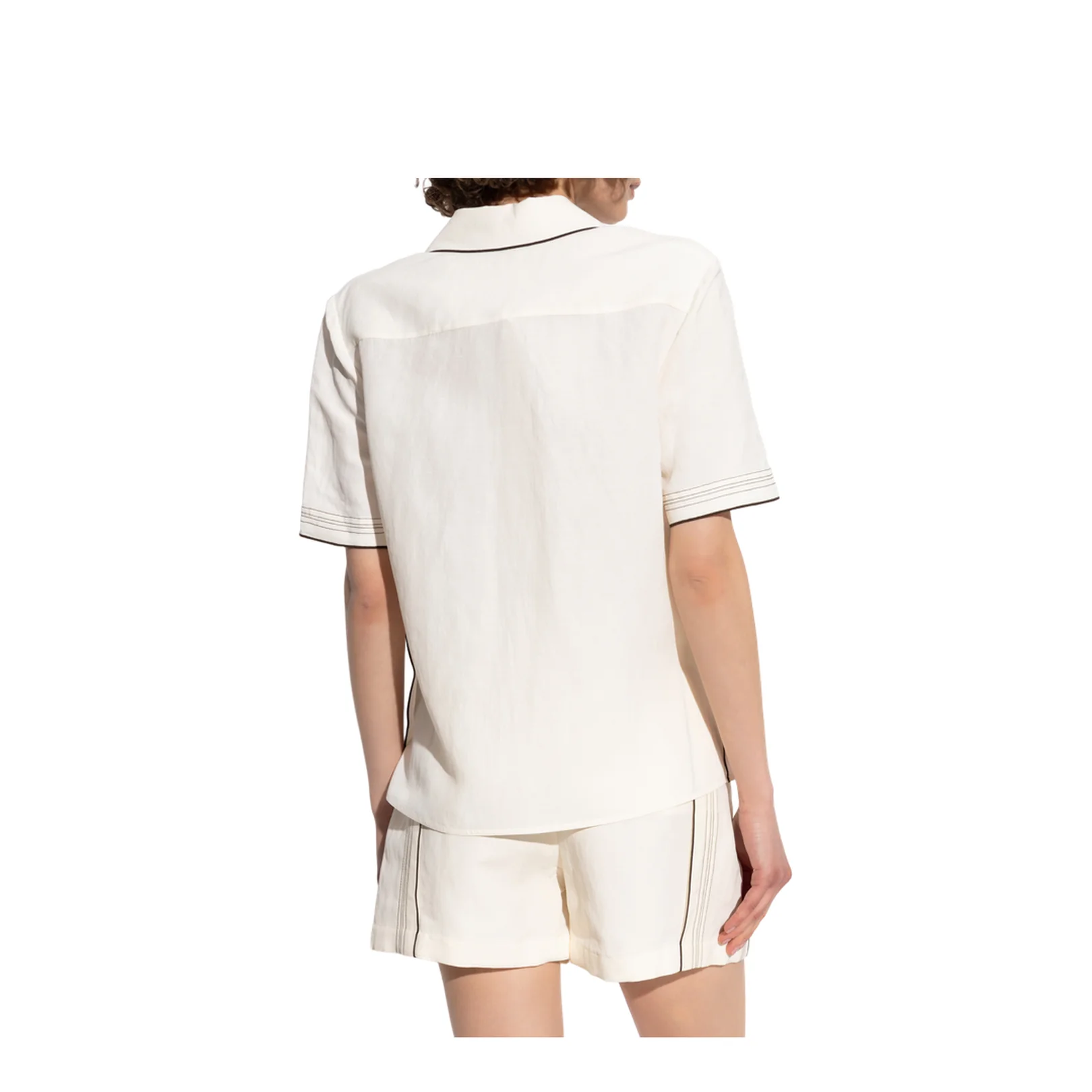 Short Sleeved Shirt White - Image 4