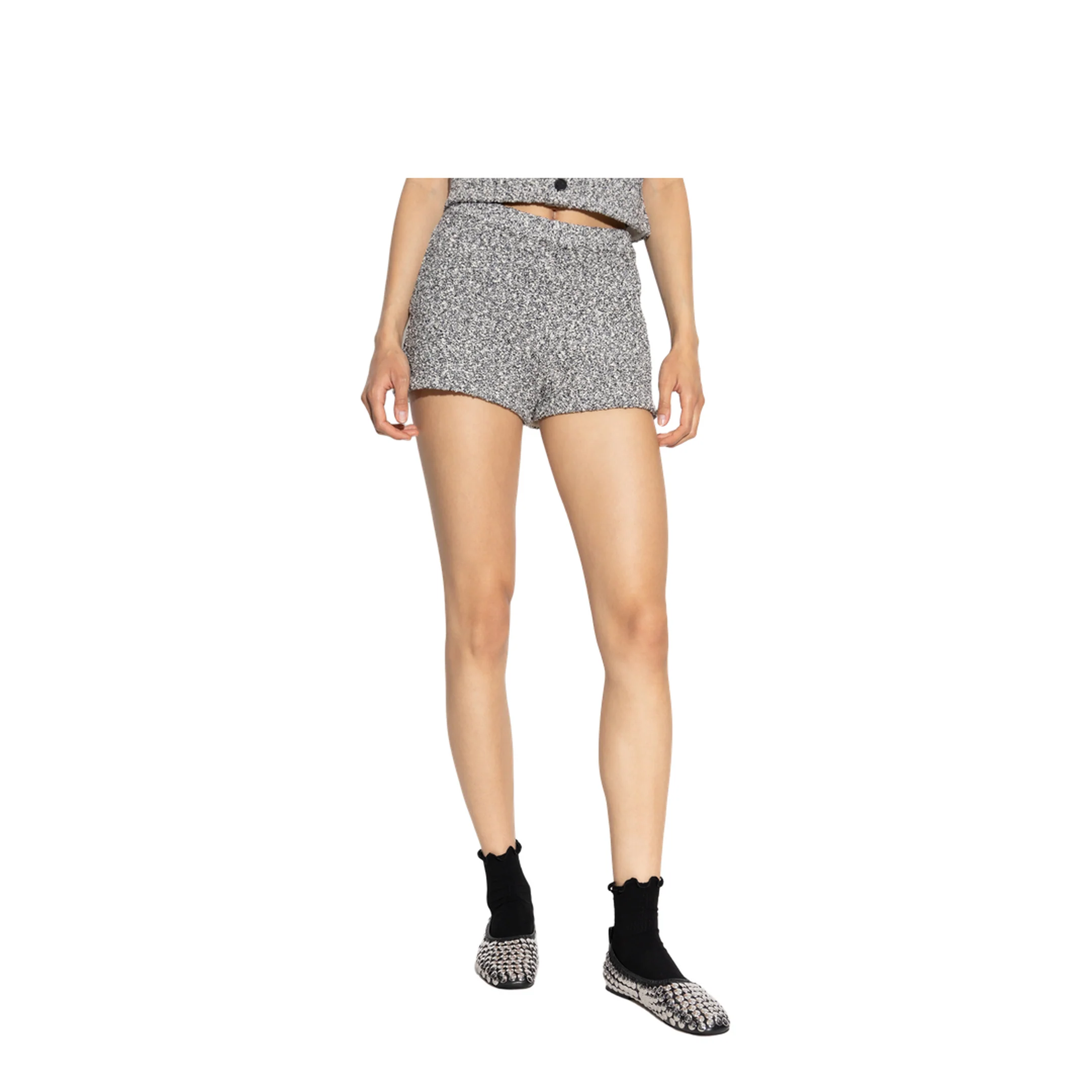 Women's Tweed Speckled Shorts - Image 3