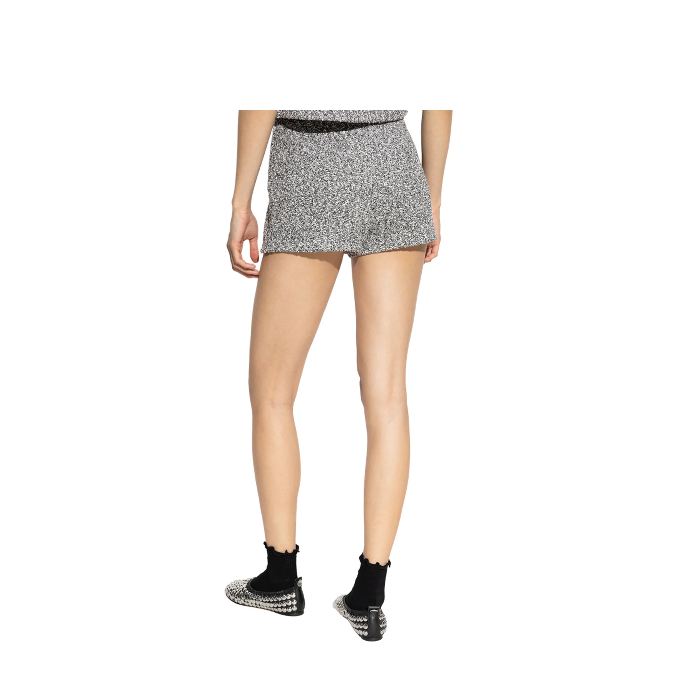 Women's Tweed Speckled Shorts - Image 4