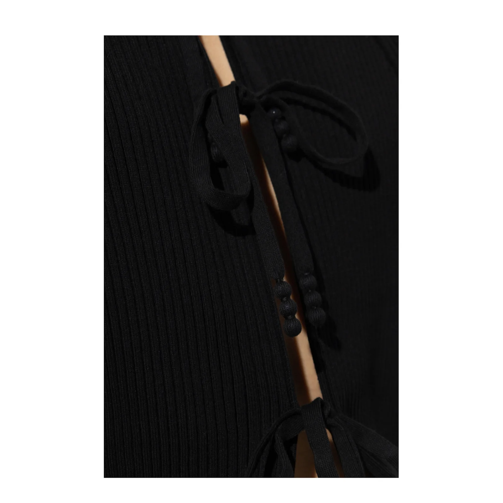 Top Back Tie Black - Image 5