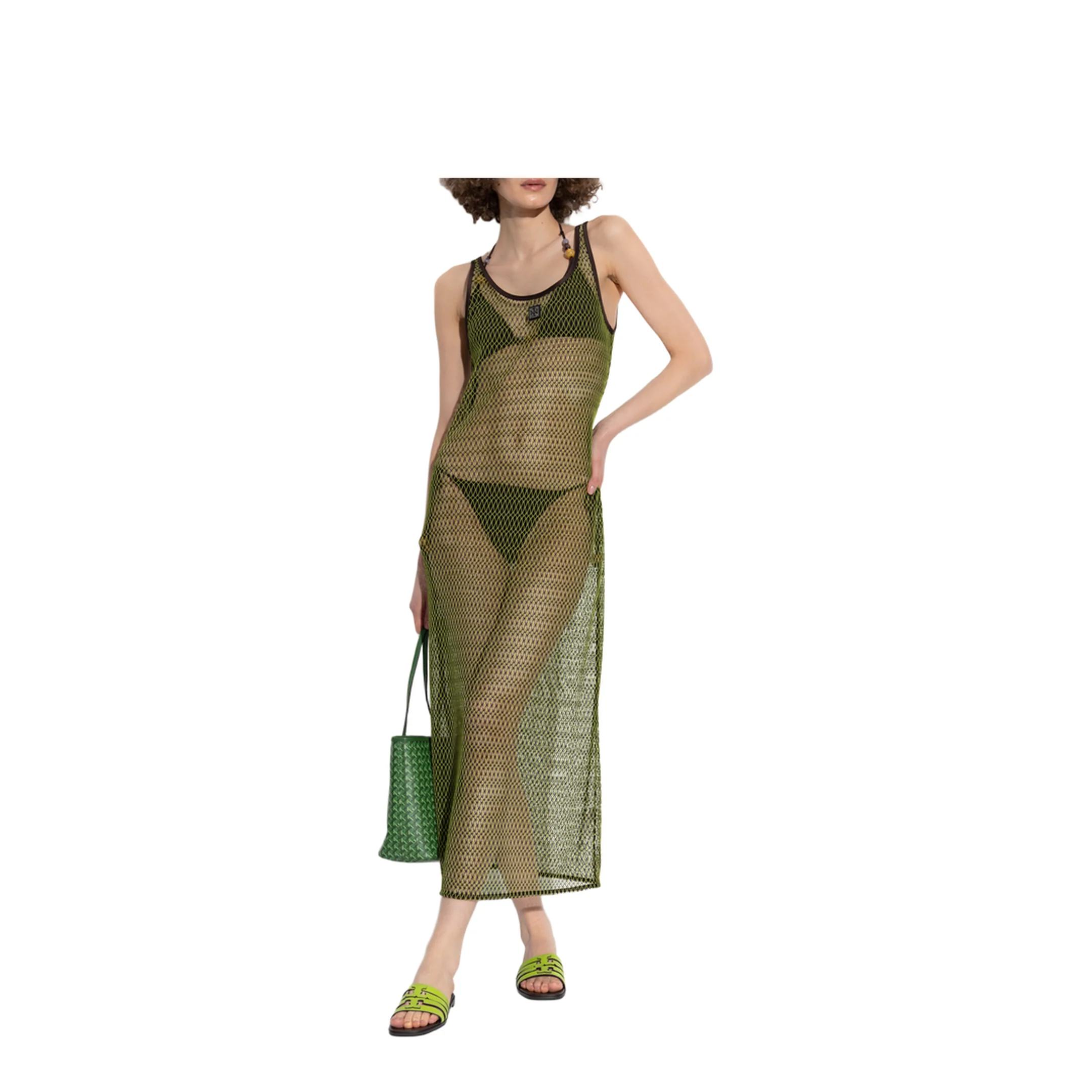 Transparent Dress with Spaghetti Straps - Image 2