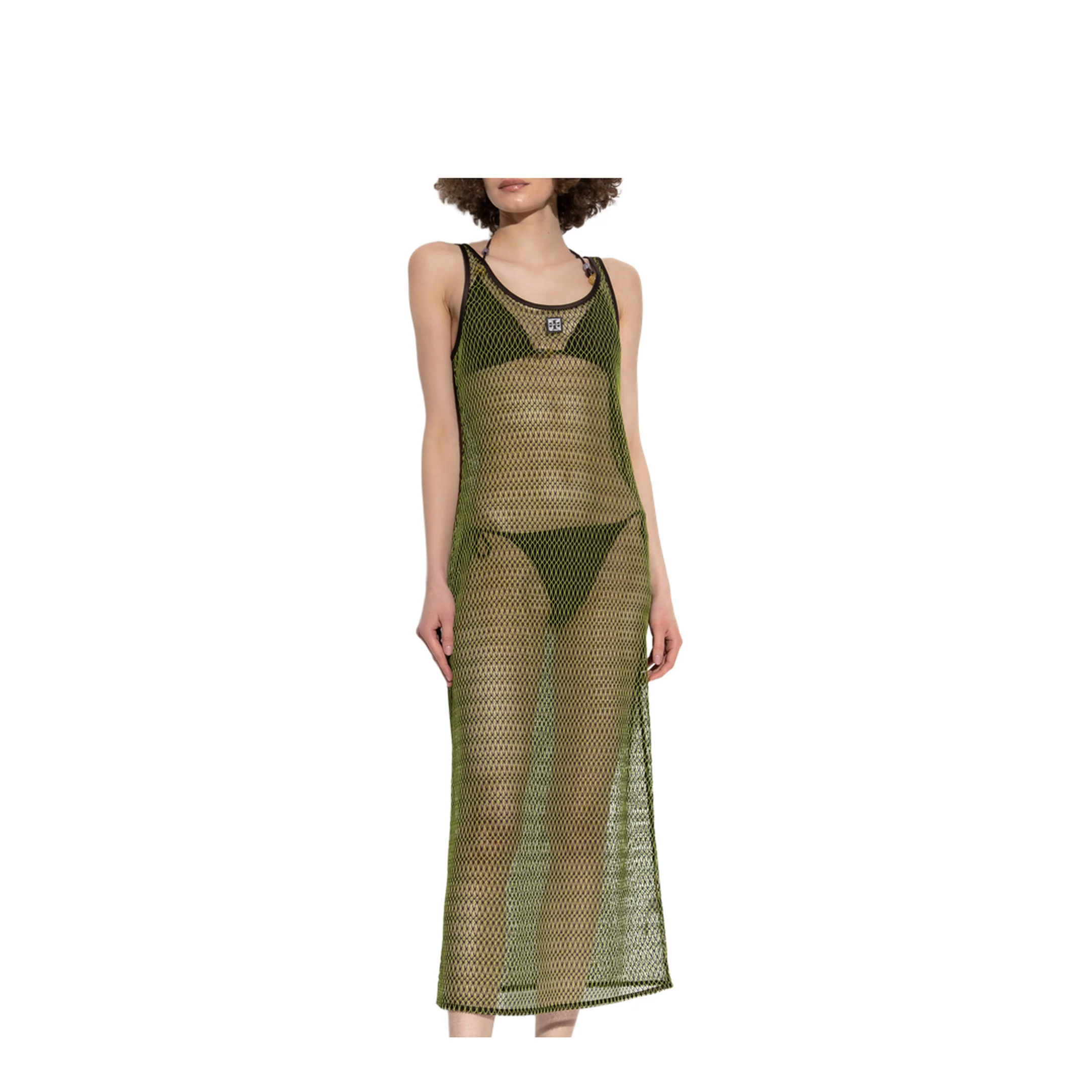 Transparent Dress with Spaghetti Straps - Image 3