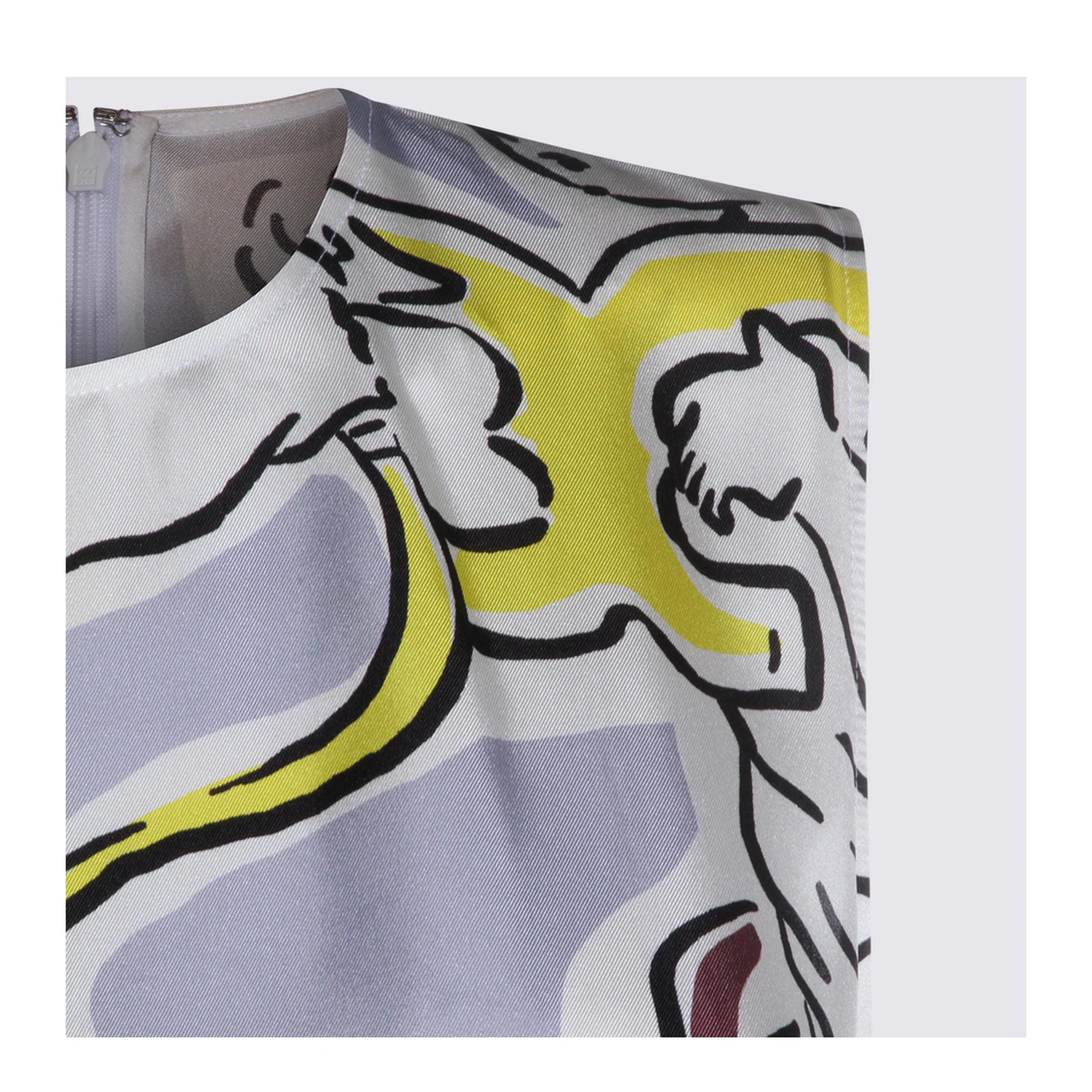Multicolor Silk Dress - Image 3