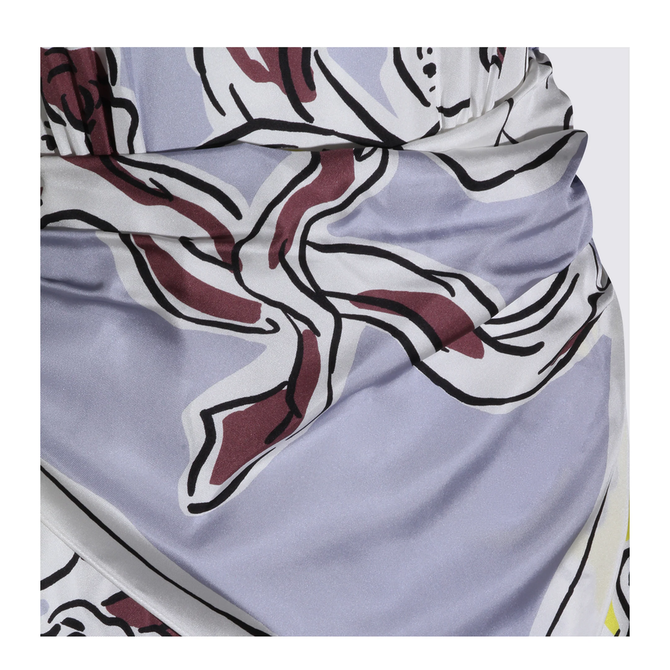 Multicolor Silk Dress - Image 4