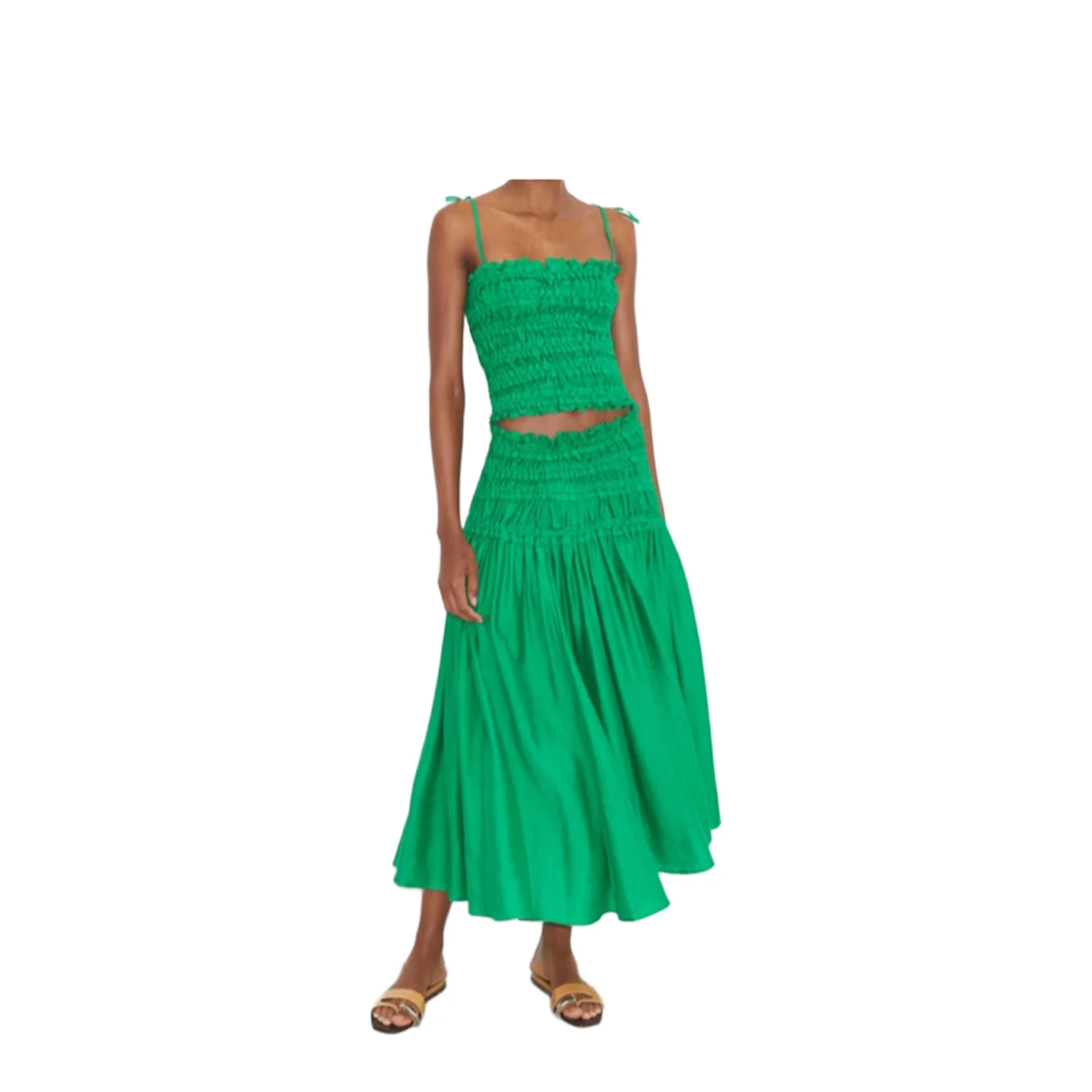 Women's Skirt Green - Image 2