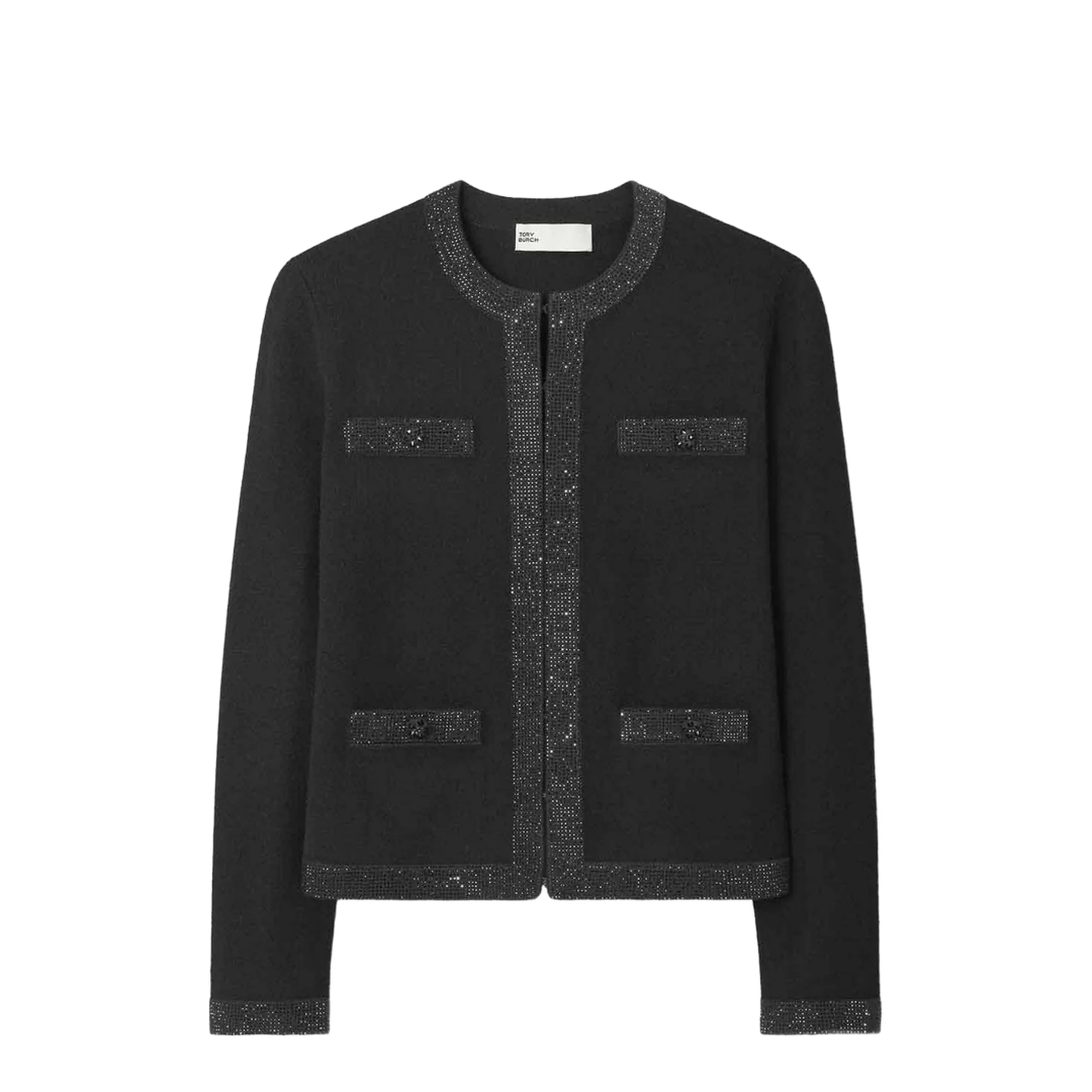 Wool Cardigan Black