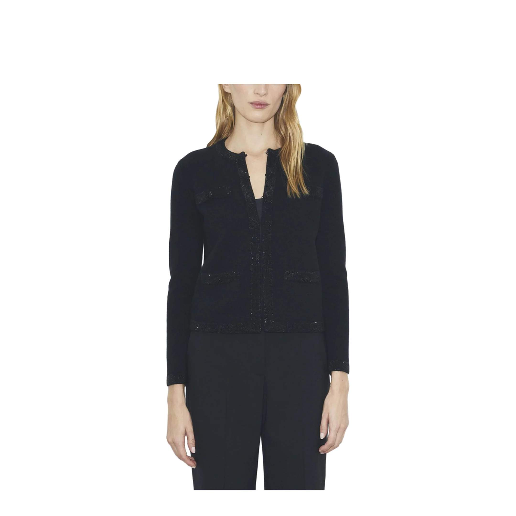 Wool Cardigan Black - Image 2