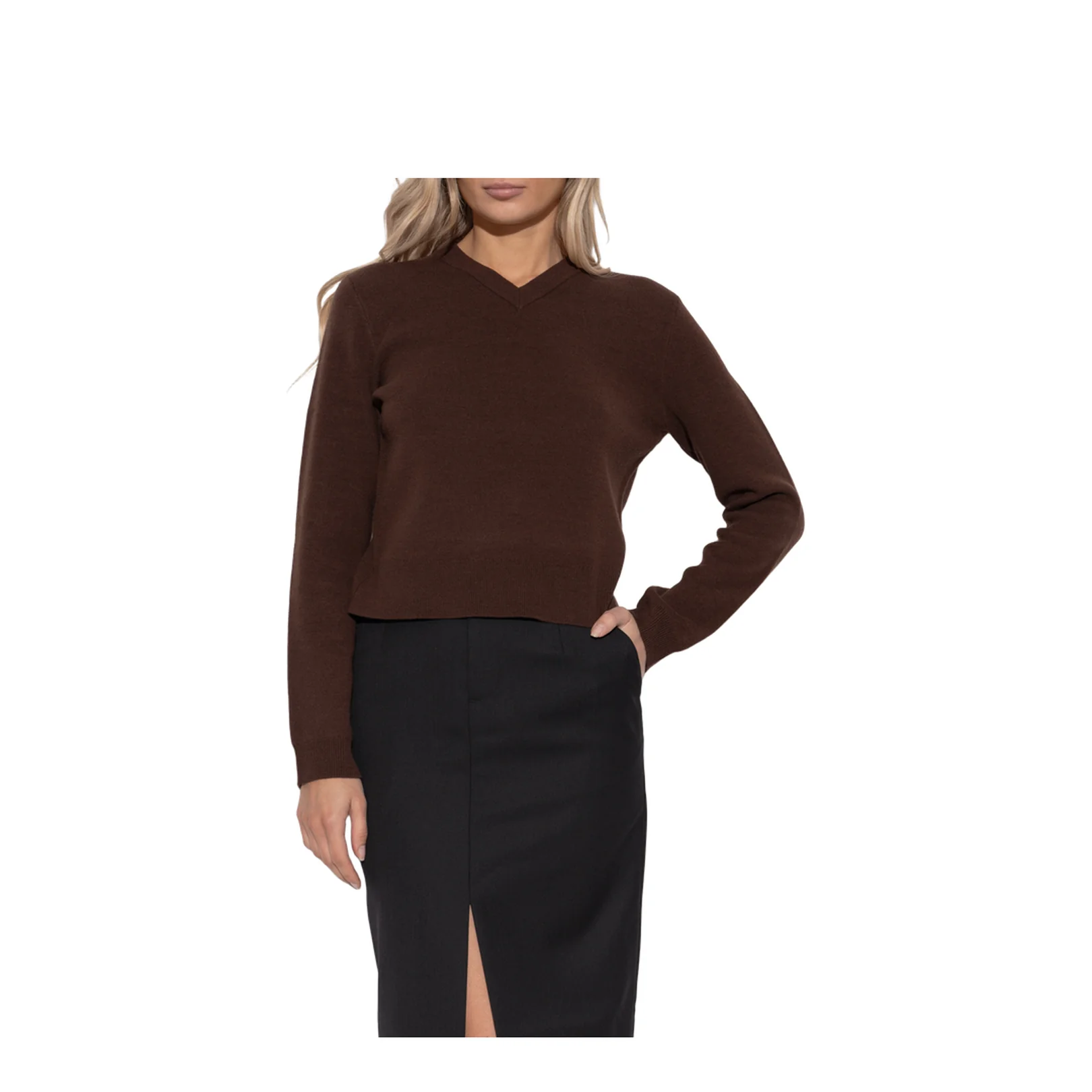 Wool Sweater Brown - Image 3