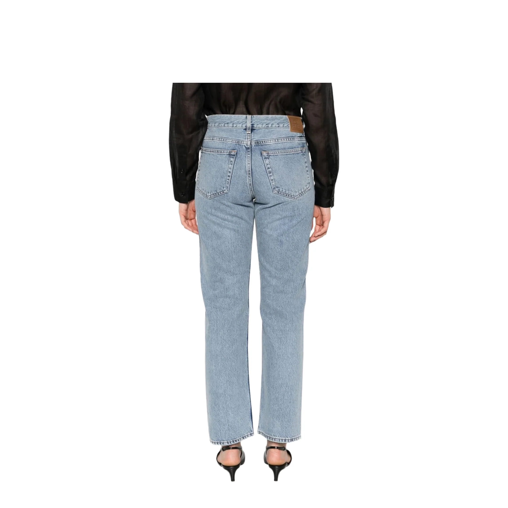 Blue Low Straight Jeans - Image 3