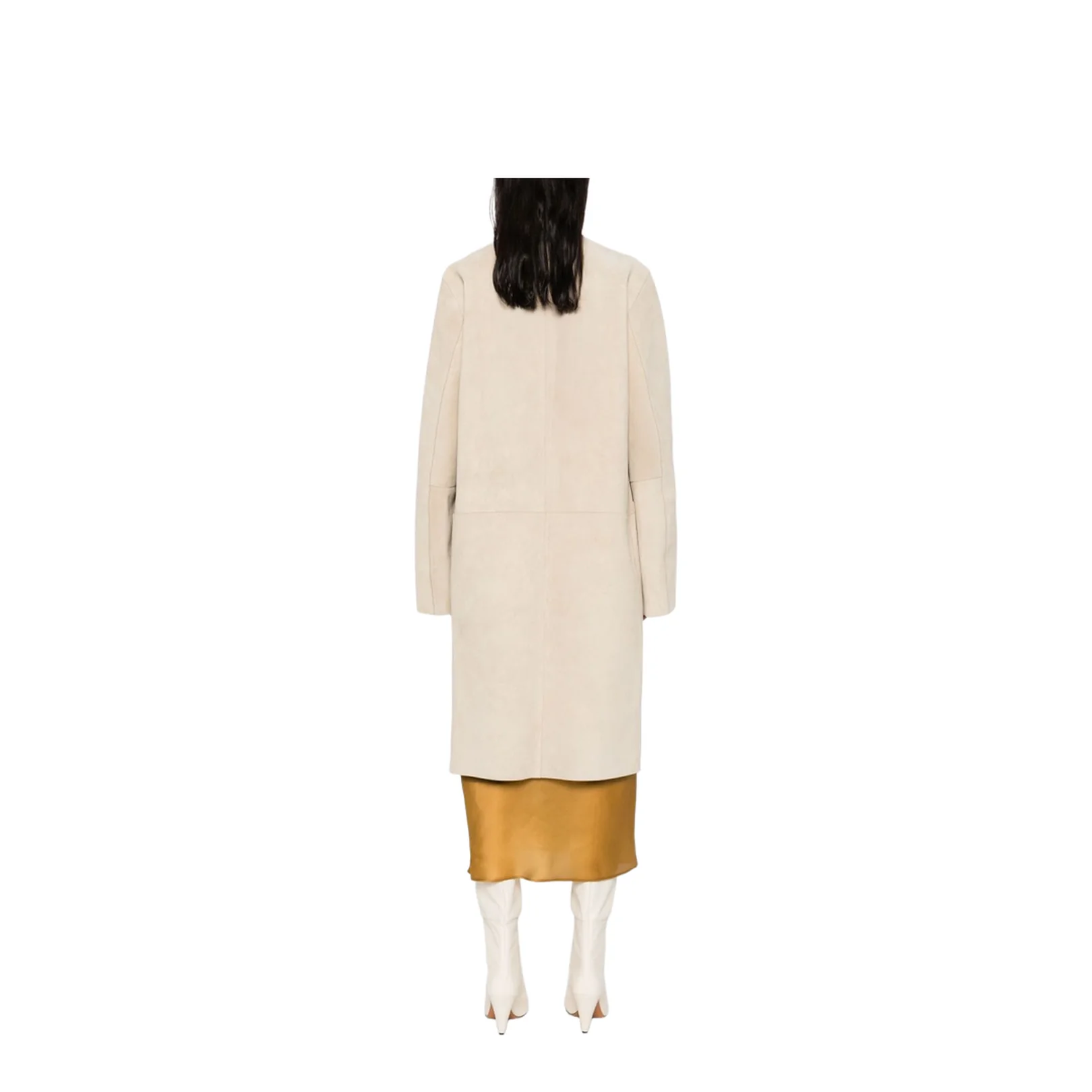 Suede Leather Coat - Image 2