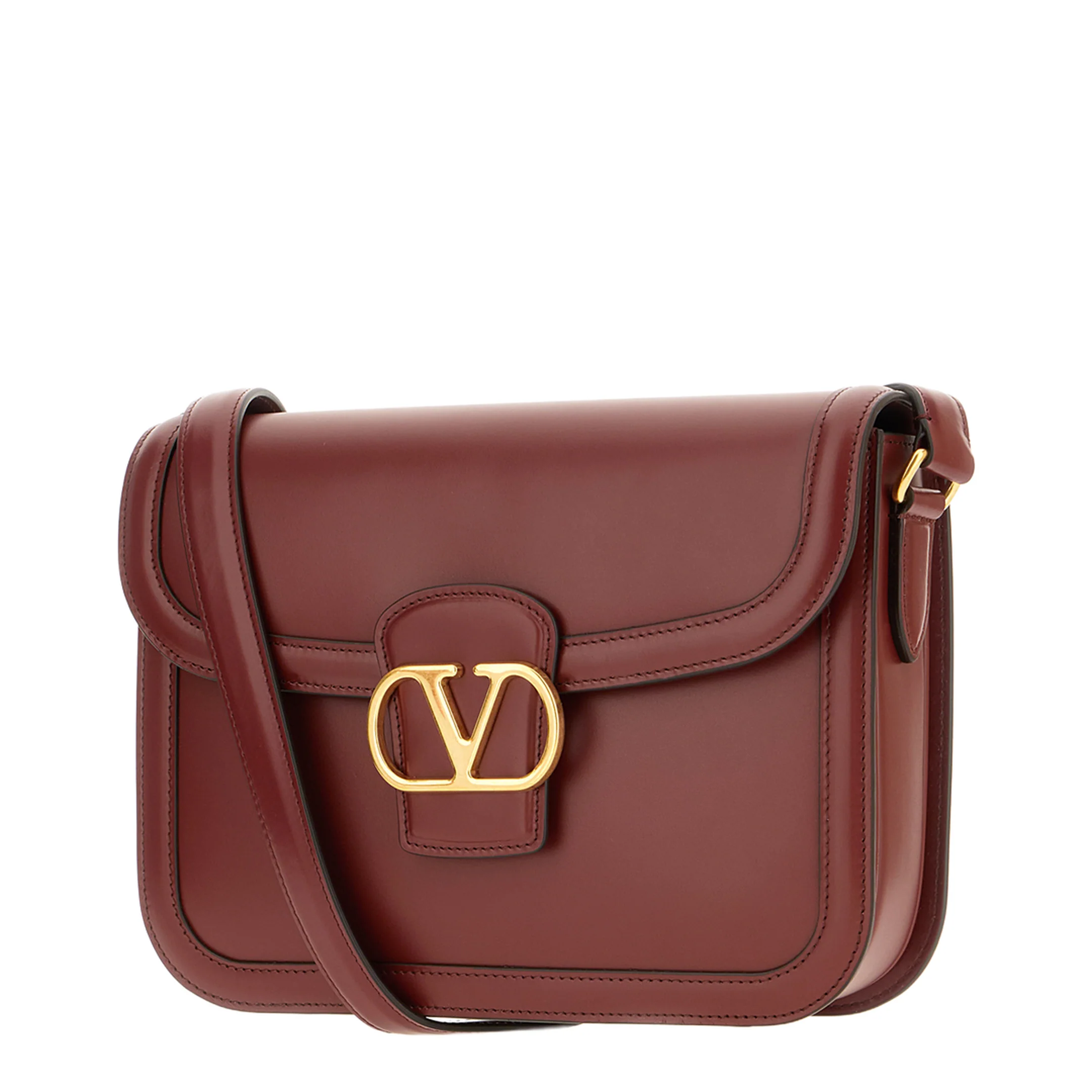 9To5 Calfskin Shoulder Bag - Ruby - Image 5