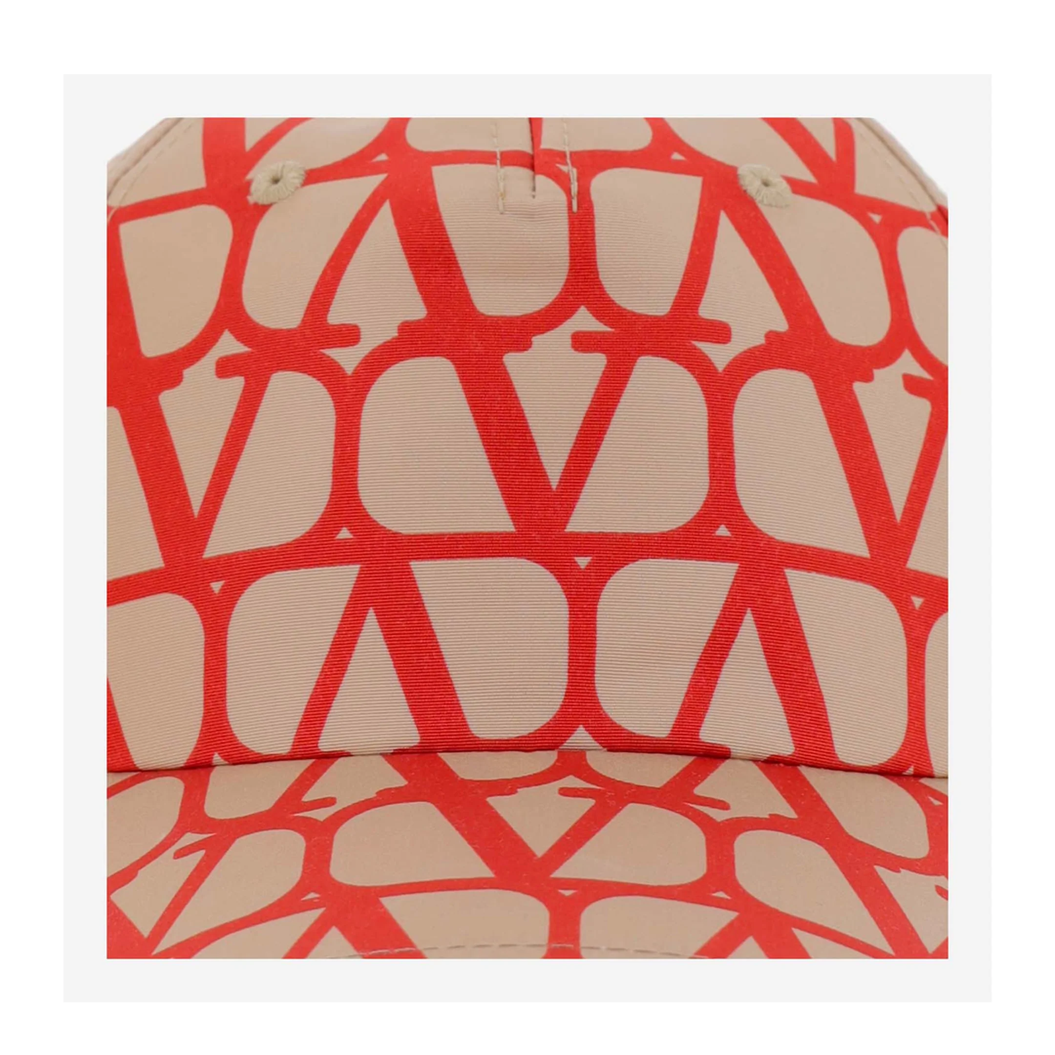 Red Monogram Baseball Cap - Image 4