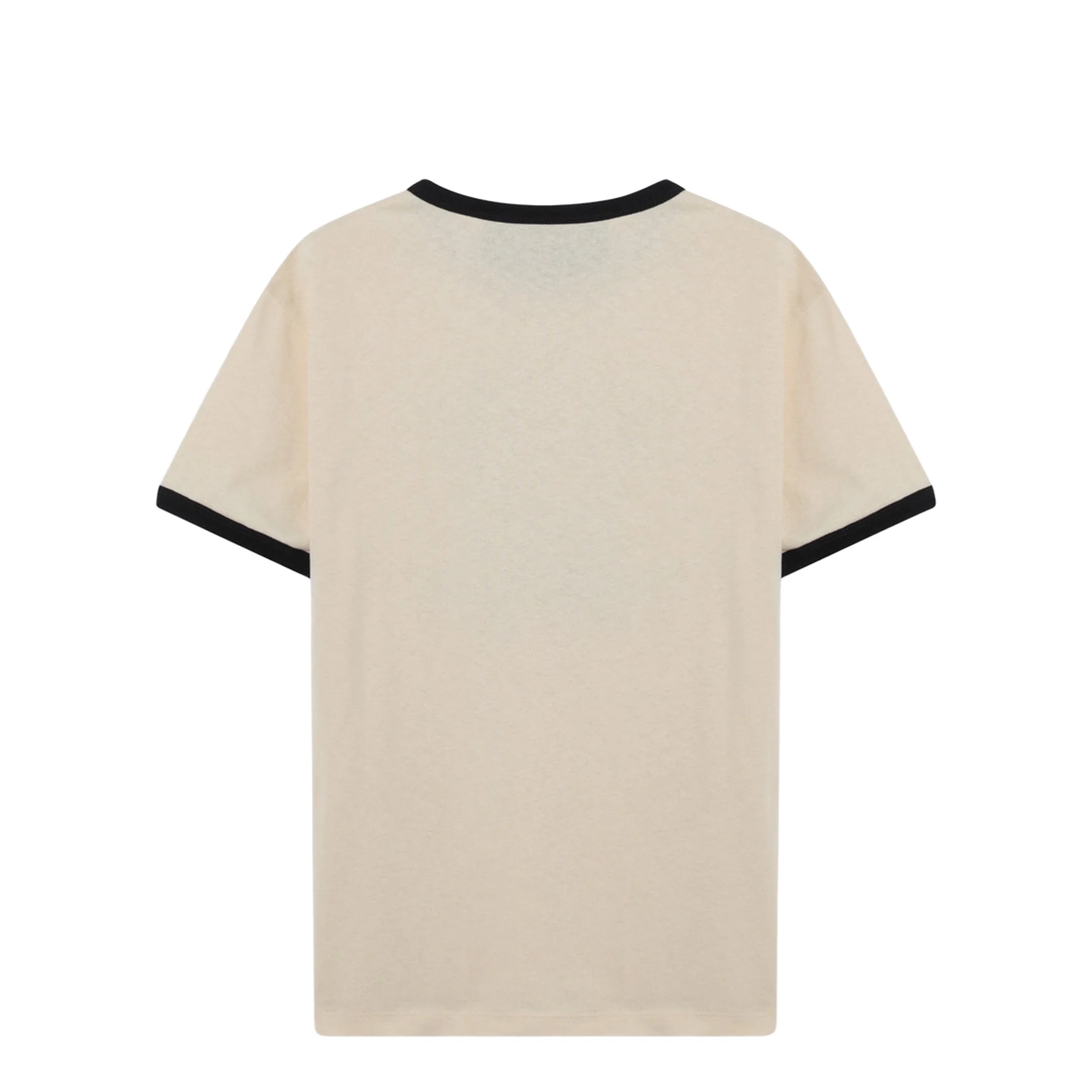 Beige Cotton T-Shirt - Image 2