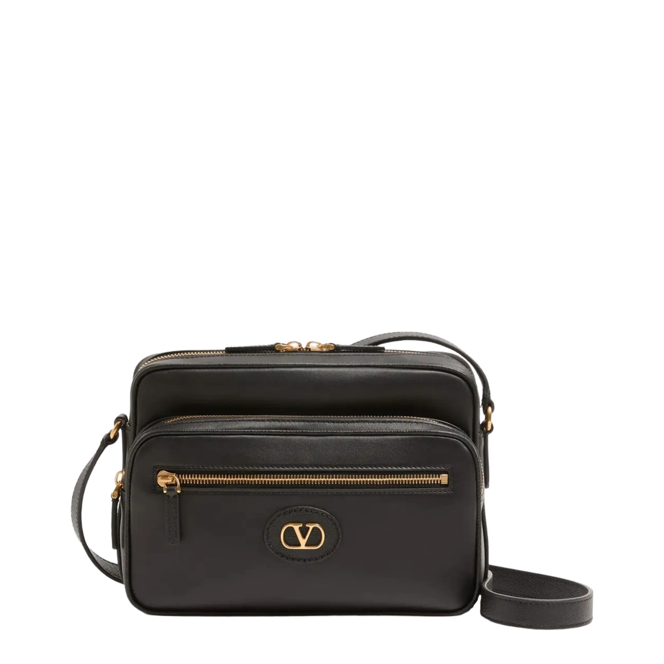 Antibes Calfskin Shoulder Bag - Black