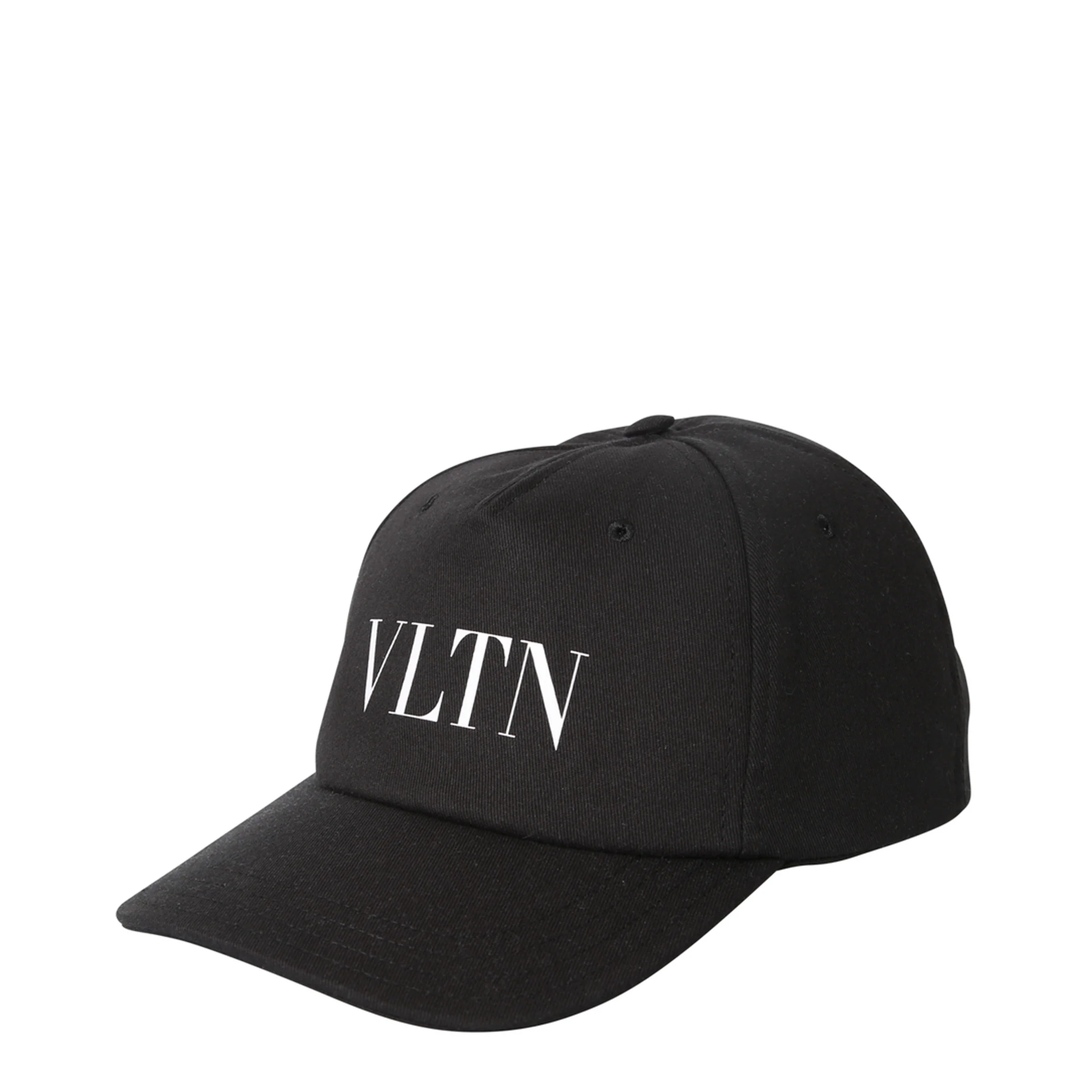 Black Cotton Baseball Cap - Image 2