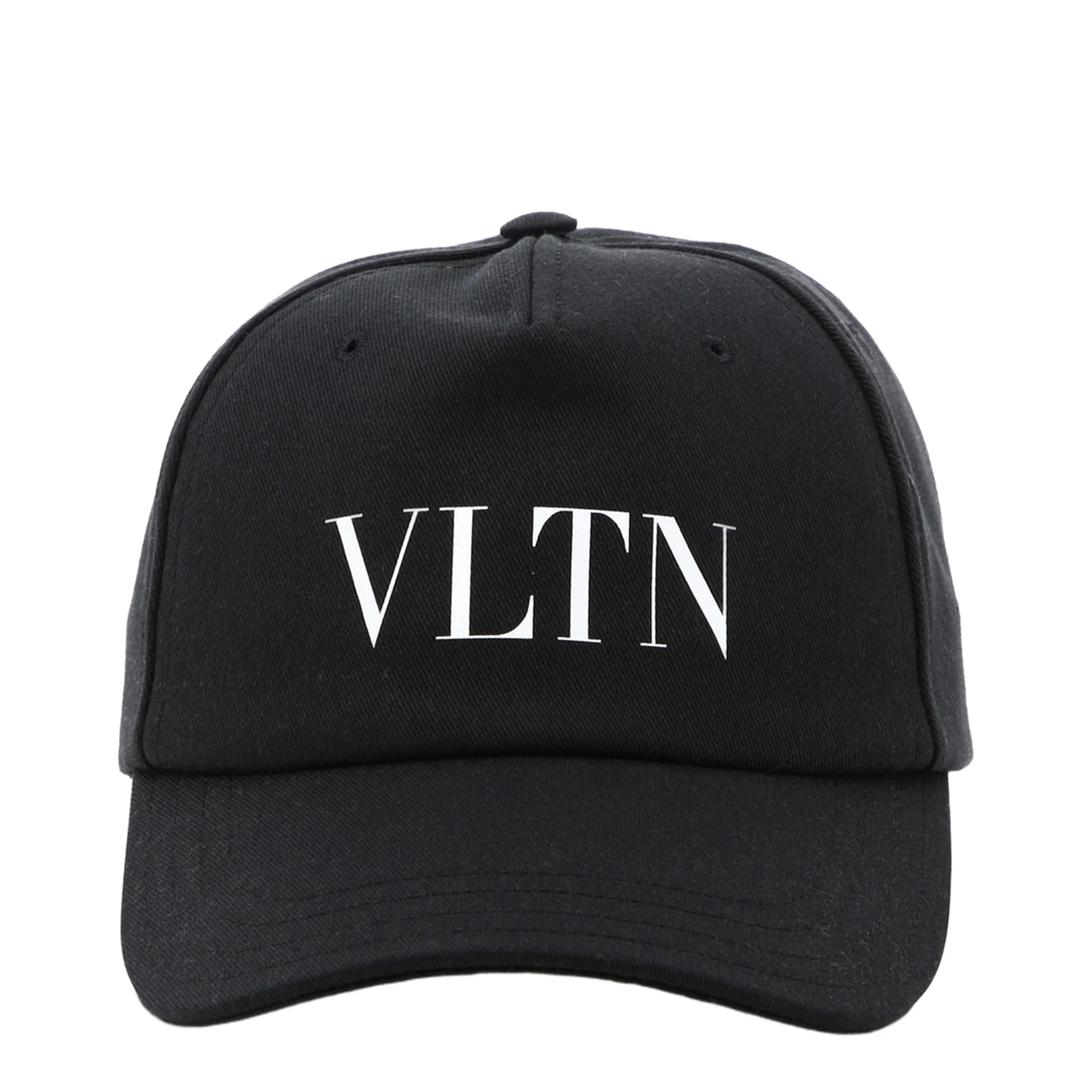 Black Cotton Baseball Cap - Image 5