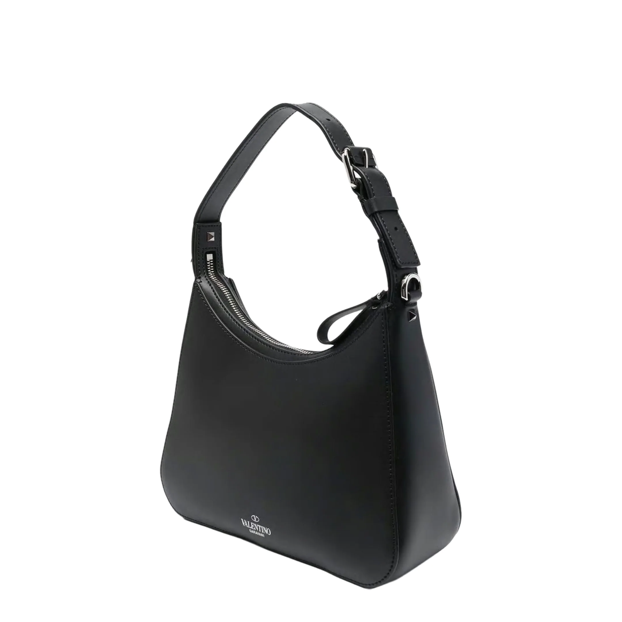 Black Leather Handbag - Image 5