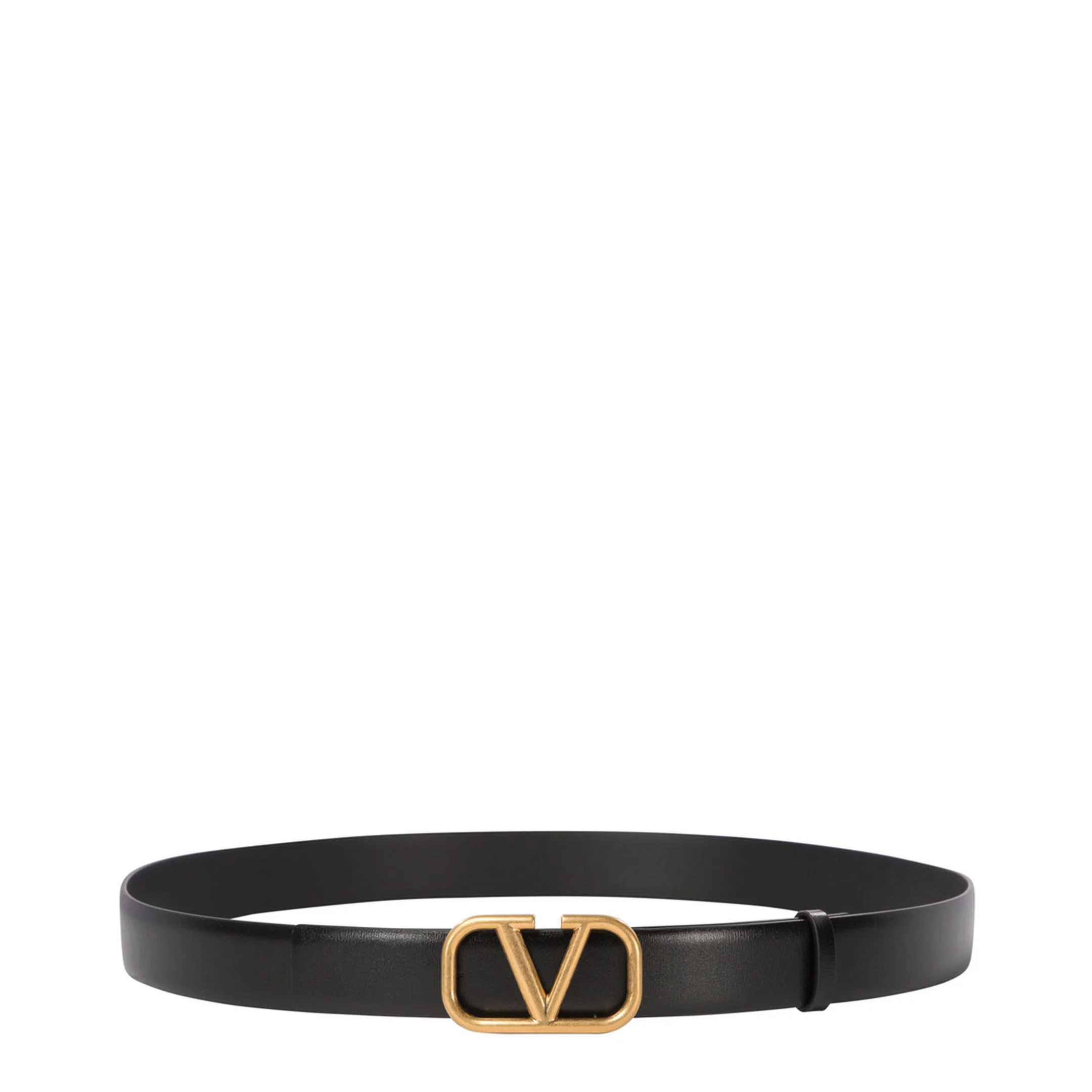 Black Leather Reversible Belt - Image 2