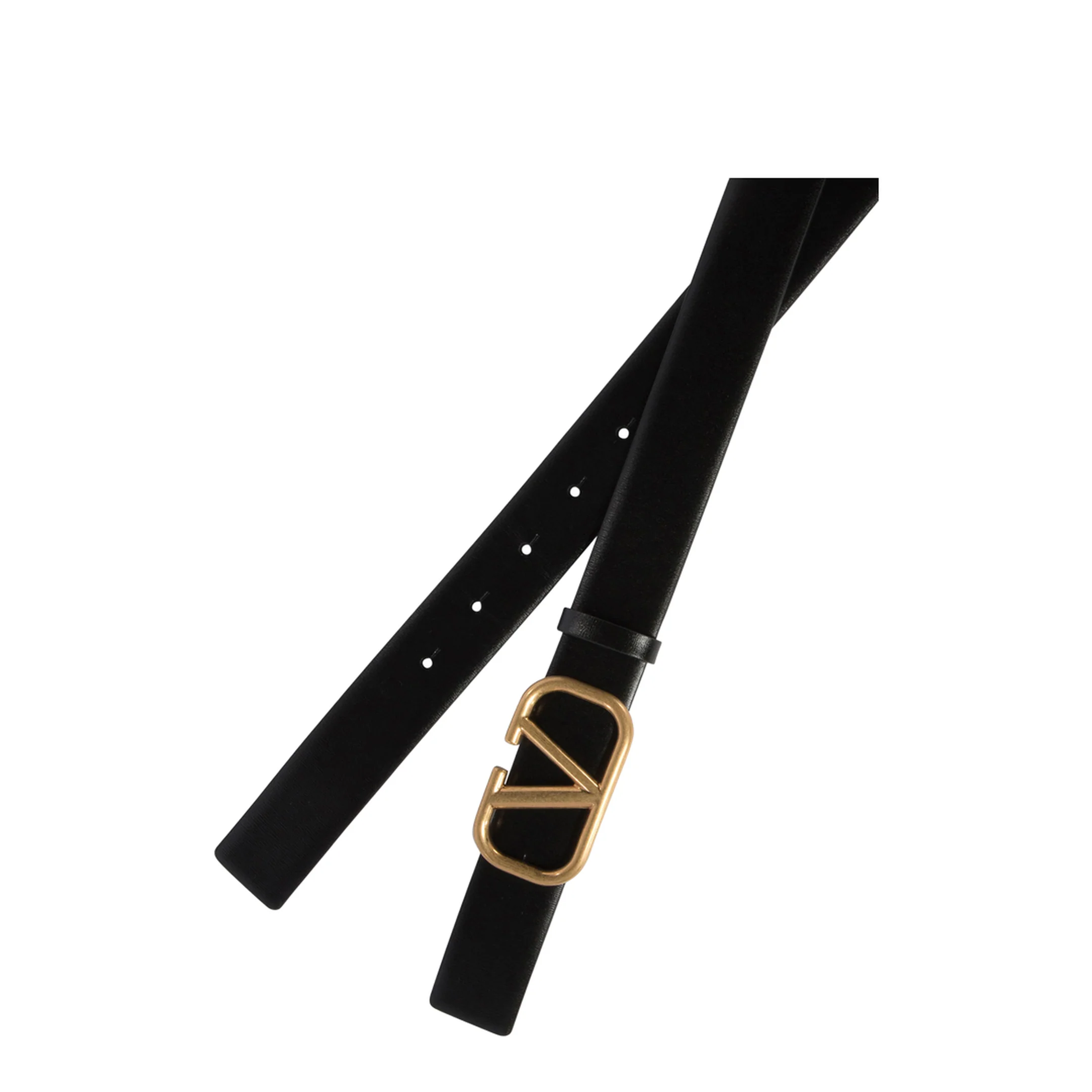 Black Leather Reversible Belt - Image 3