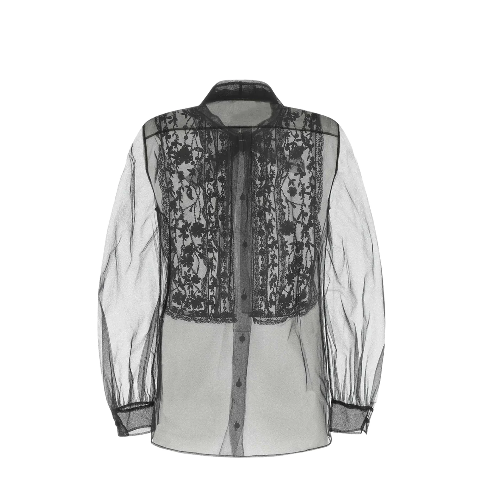 Black Mesh Shirt - Image 2