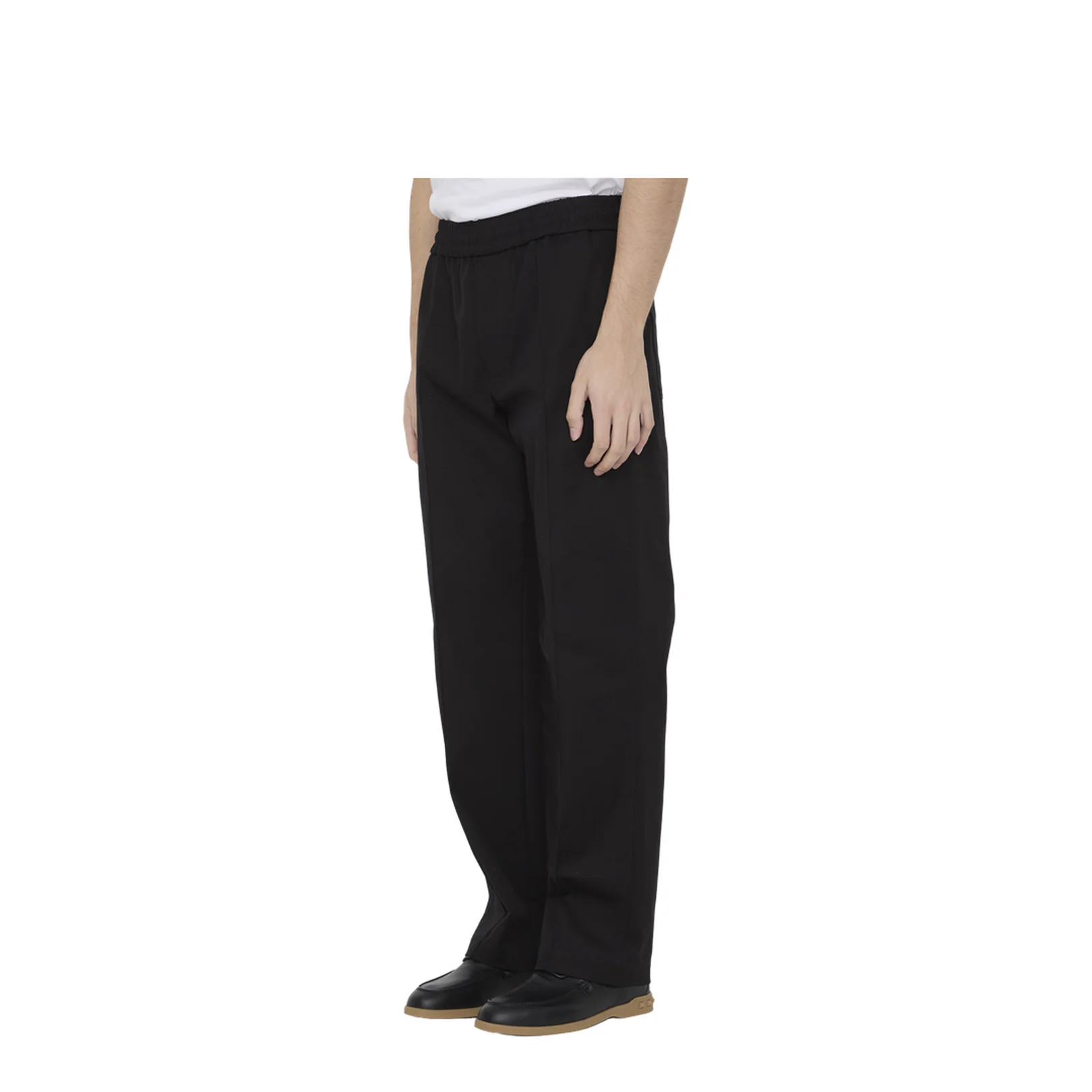 Black Stretch Cotton Pant - Image 3