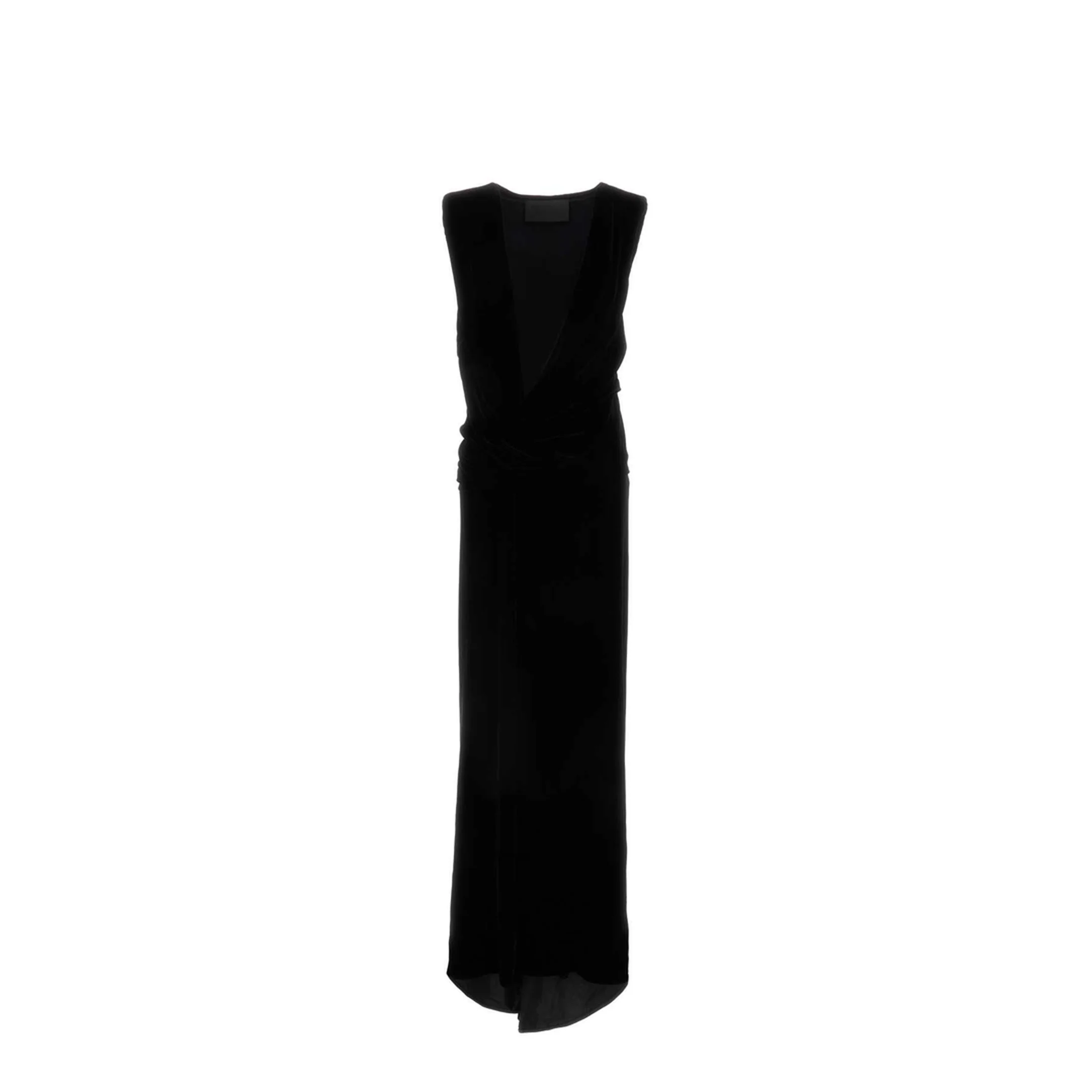 Black Velvet Long Dress - Image 2