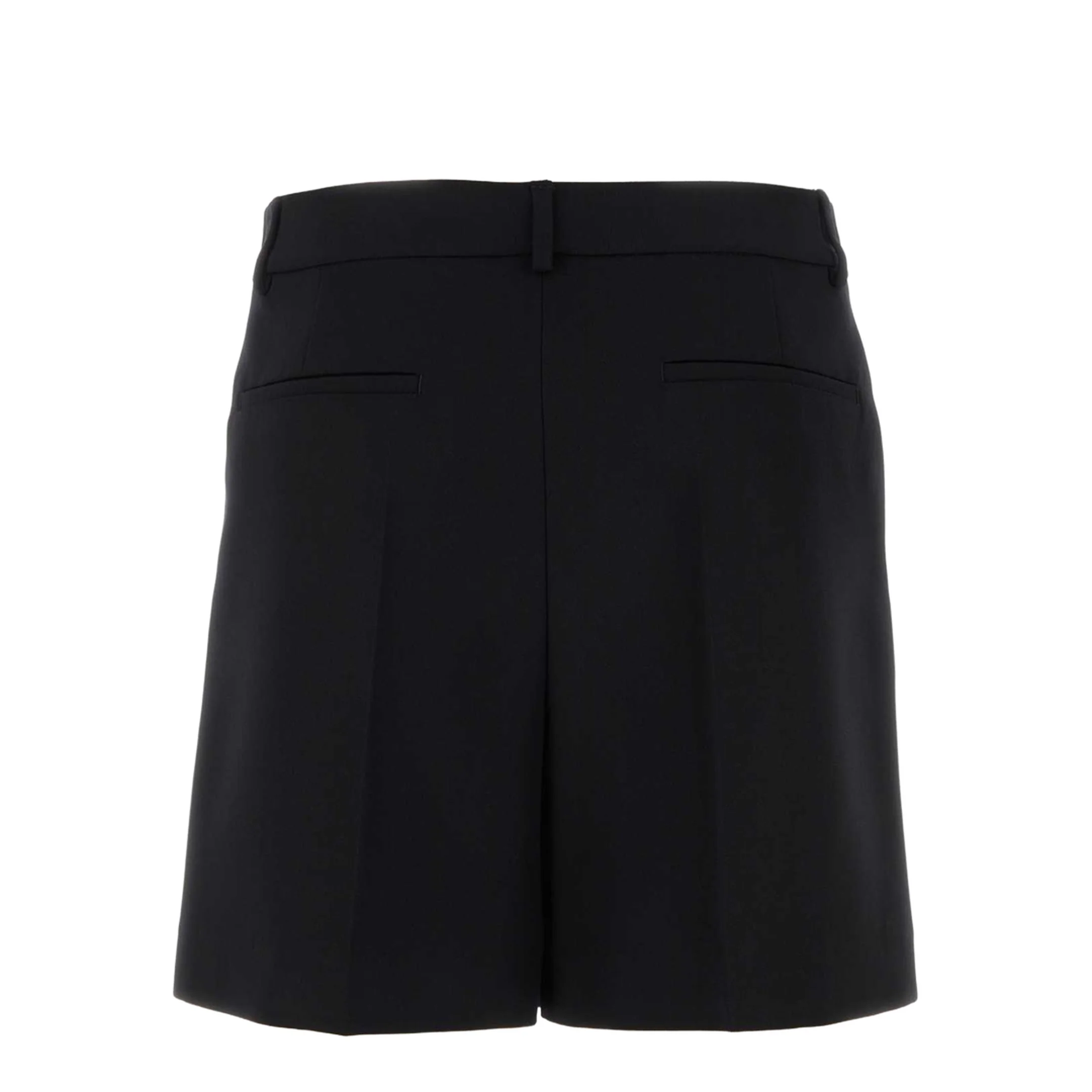 Black Wool Bermuda Shorts - Image 2