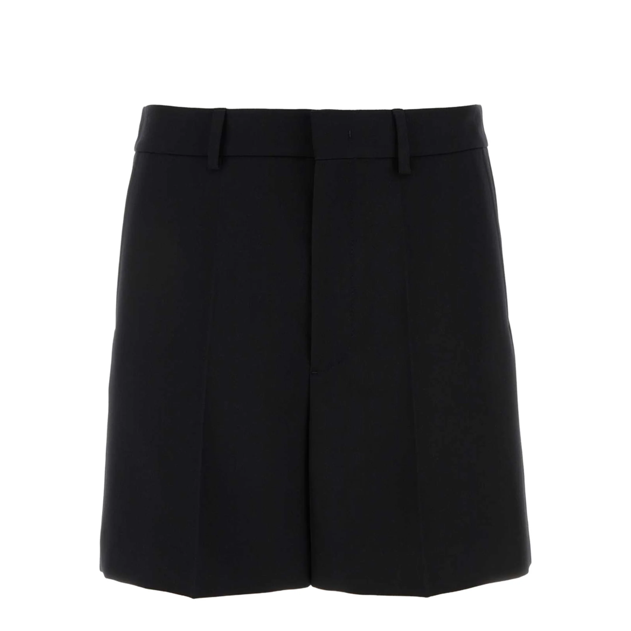 Black Wool Bermuda Shorts - Image 3