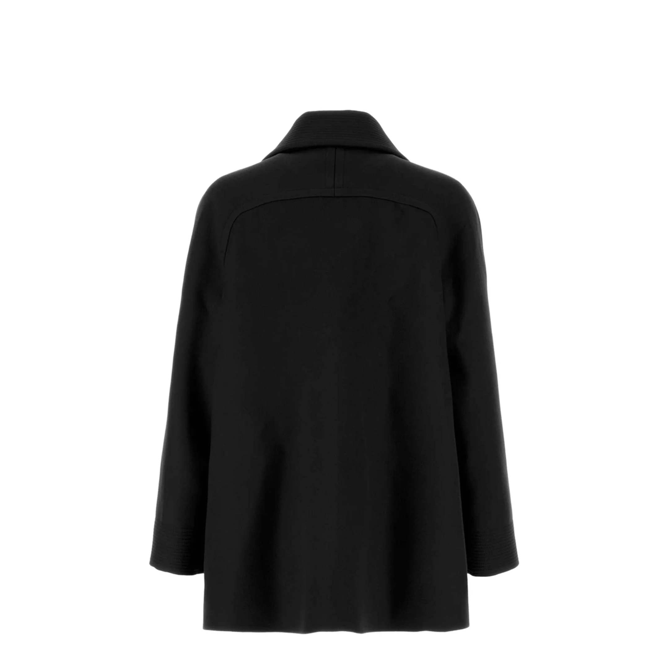 VLogo Wool Coat - Black - Image 2