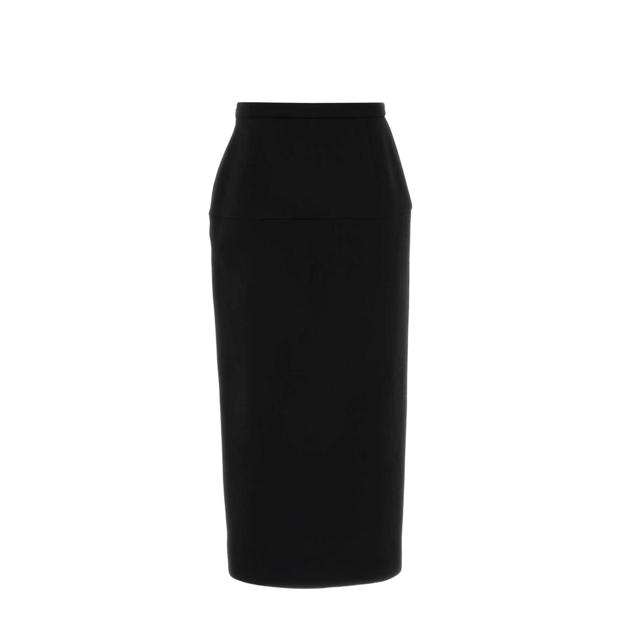 Black Wool Skirt - Image 4