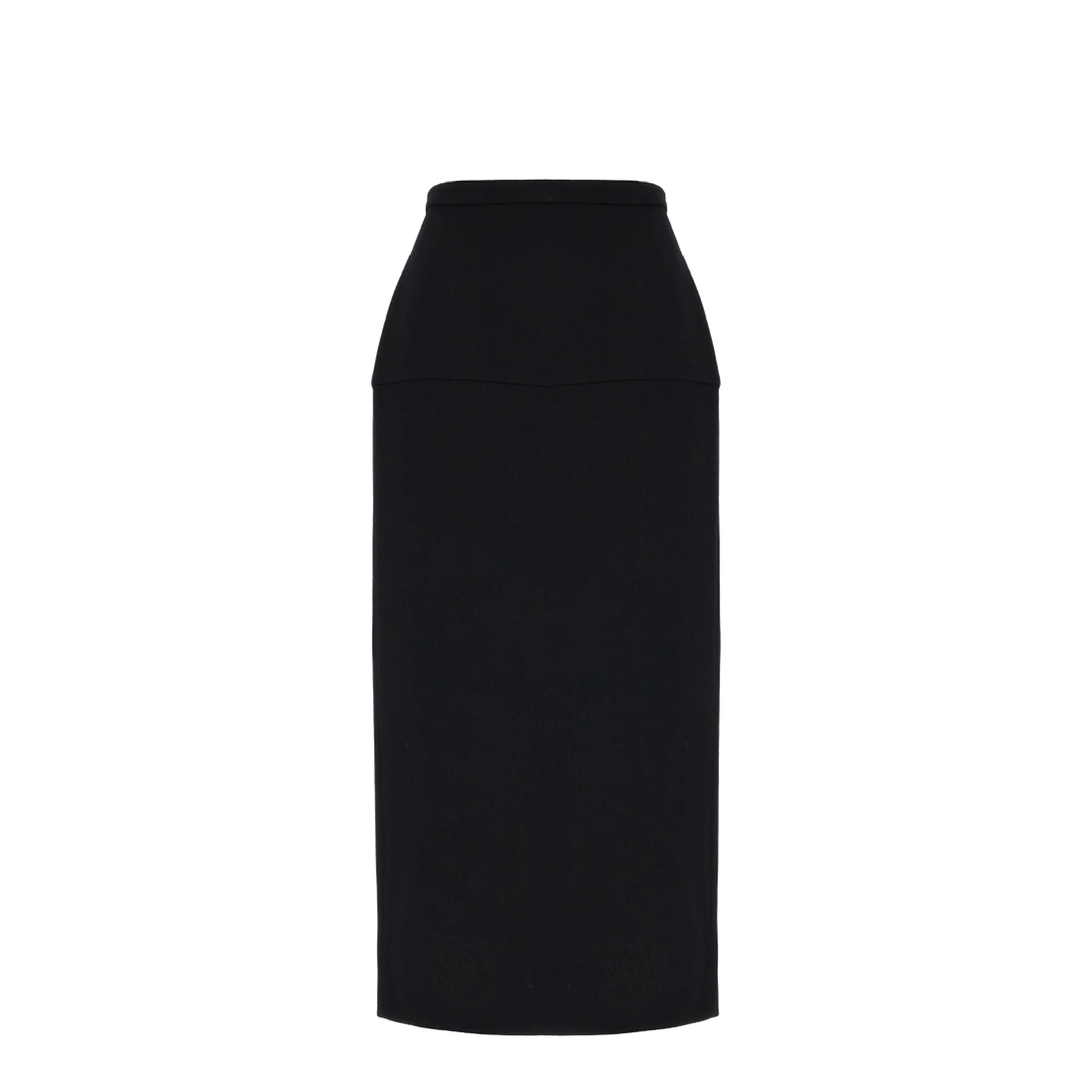 Black Wool Skirt - Image 5