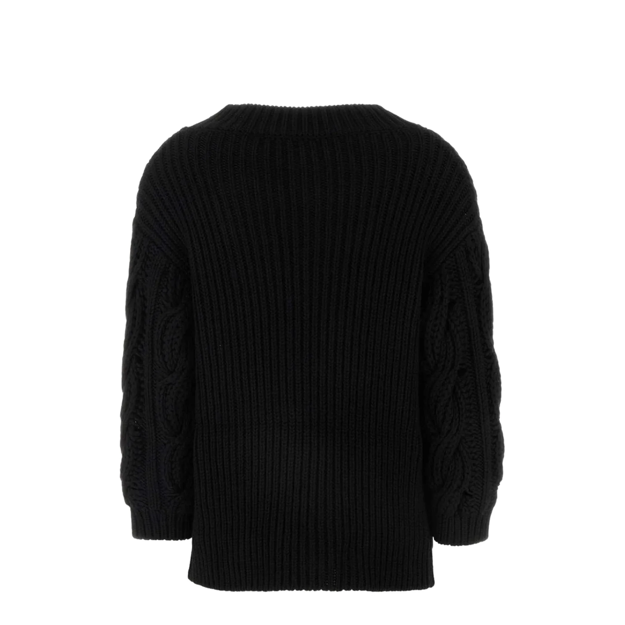 Black Wool Sweater - Image 2