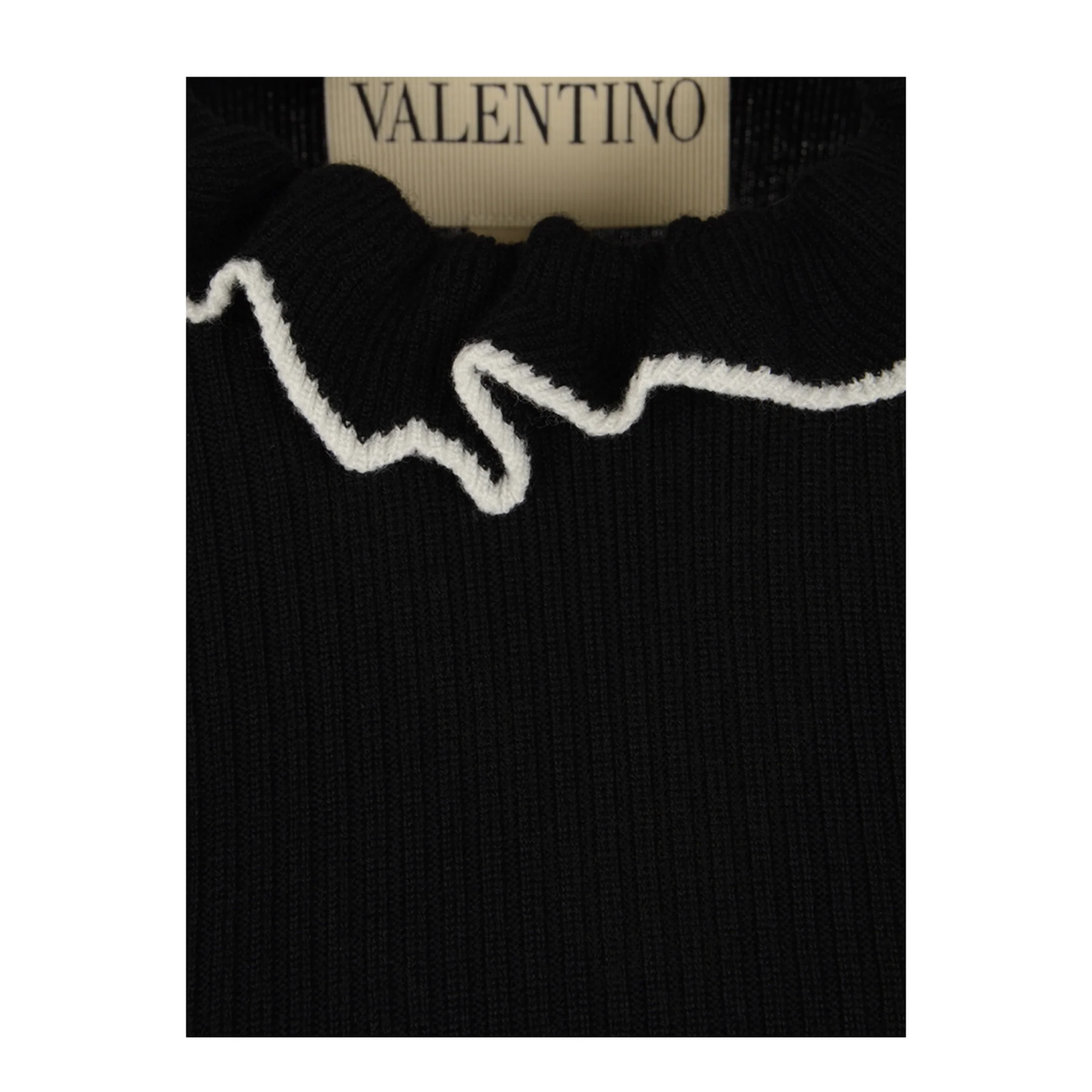 Black Wool Sweater - Image 3