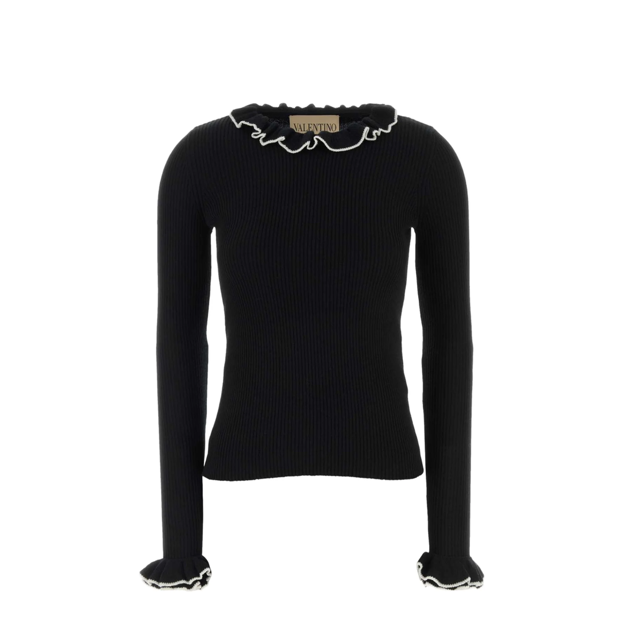 Black Wool Sweater - Image 4