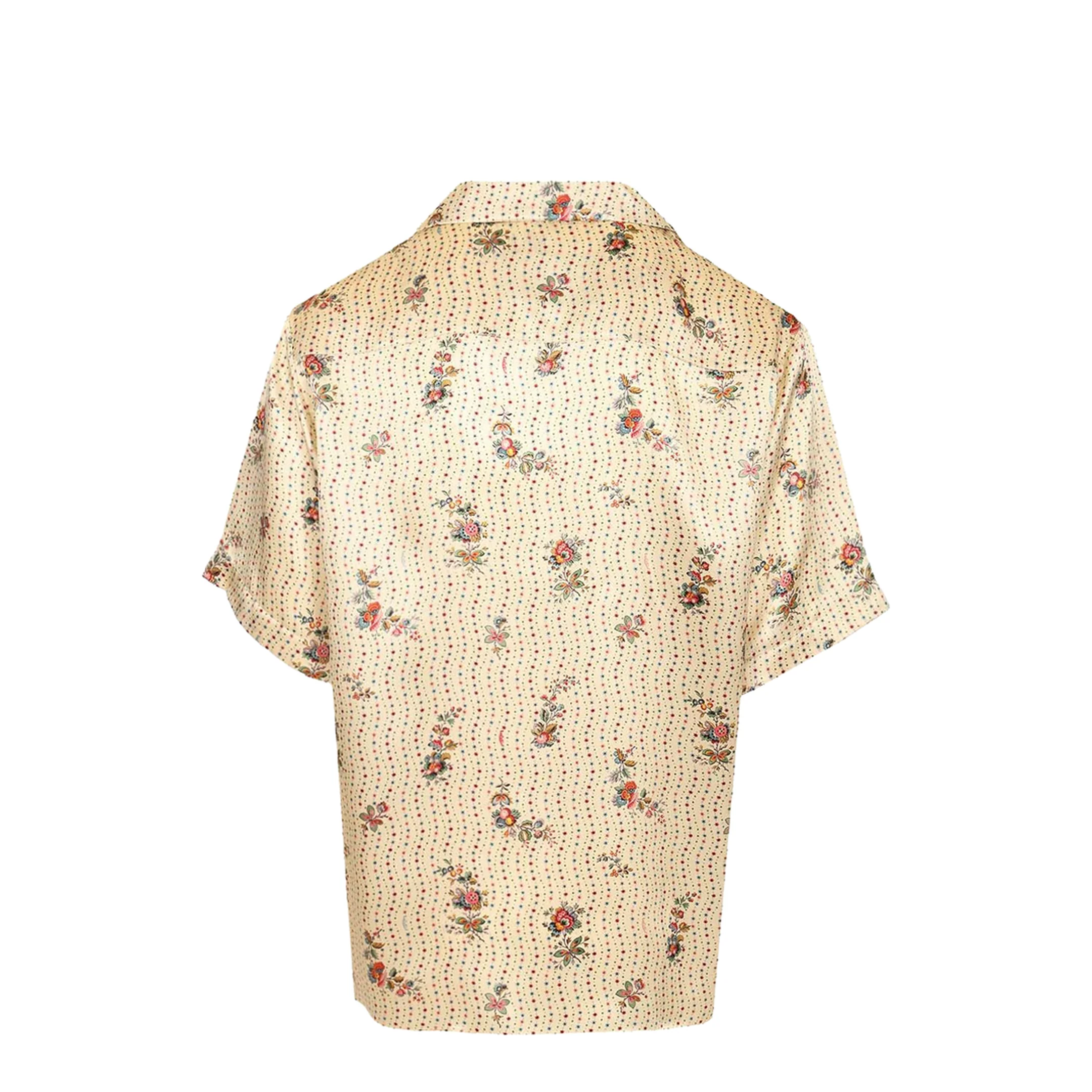 Bowling Shirt Satin Papier Floral - Image 2