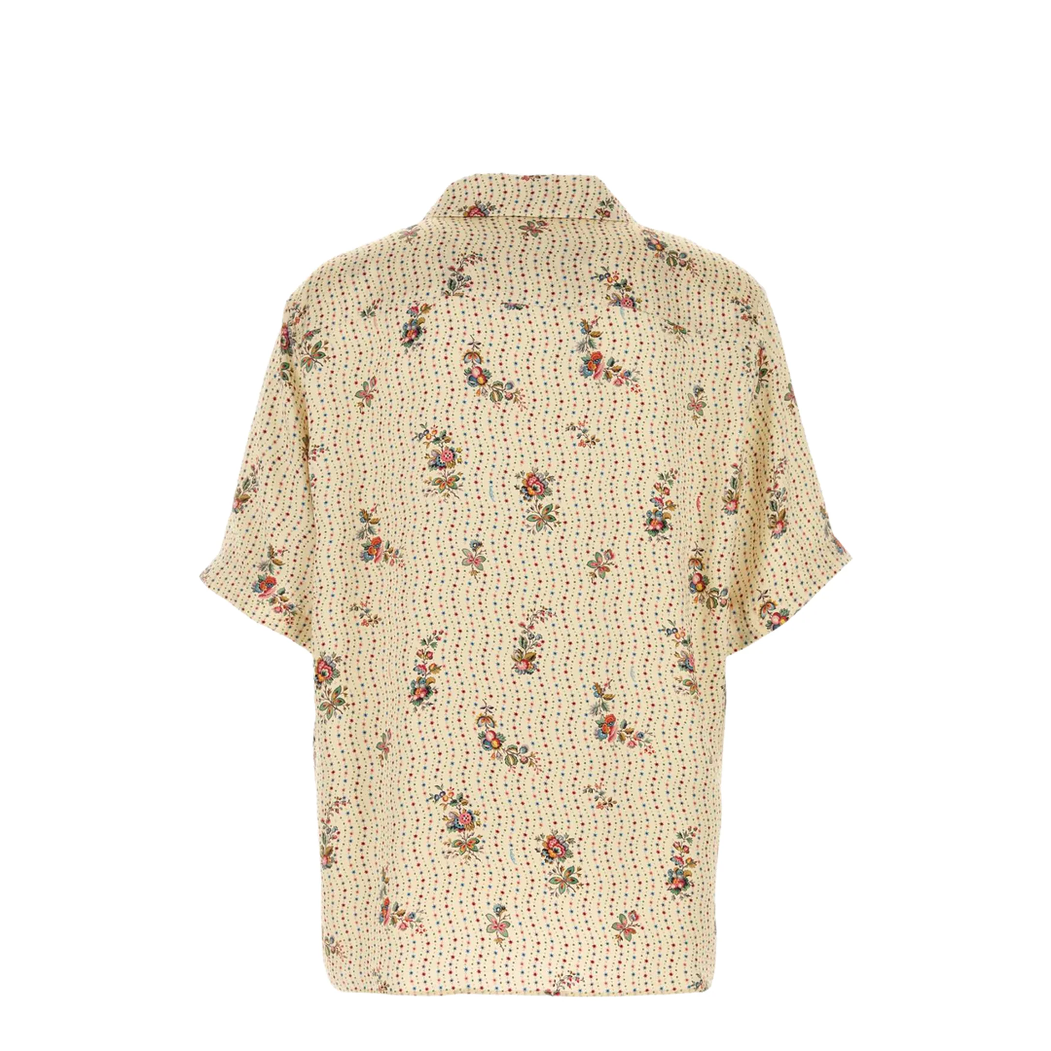 Bowling Shirt Satin Papier Floral - Image 5