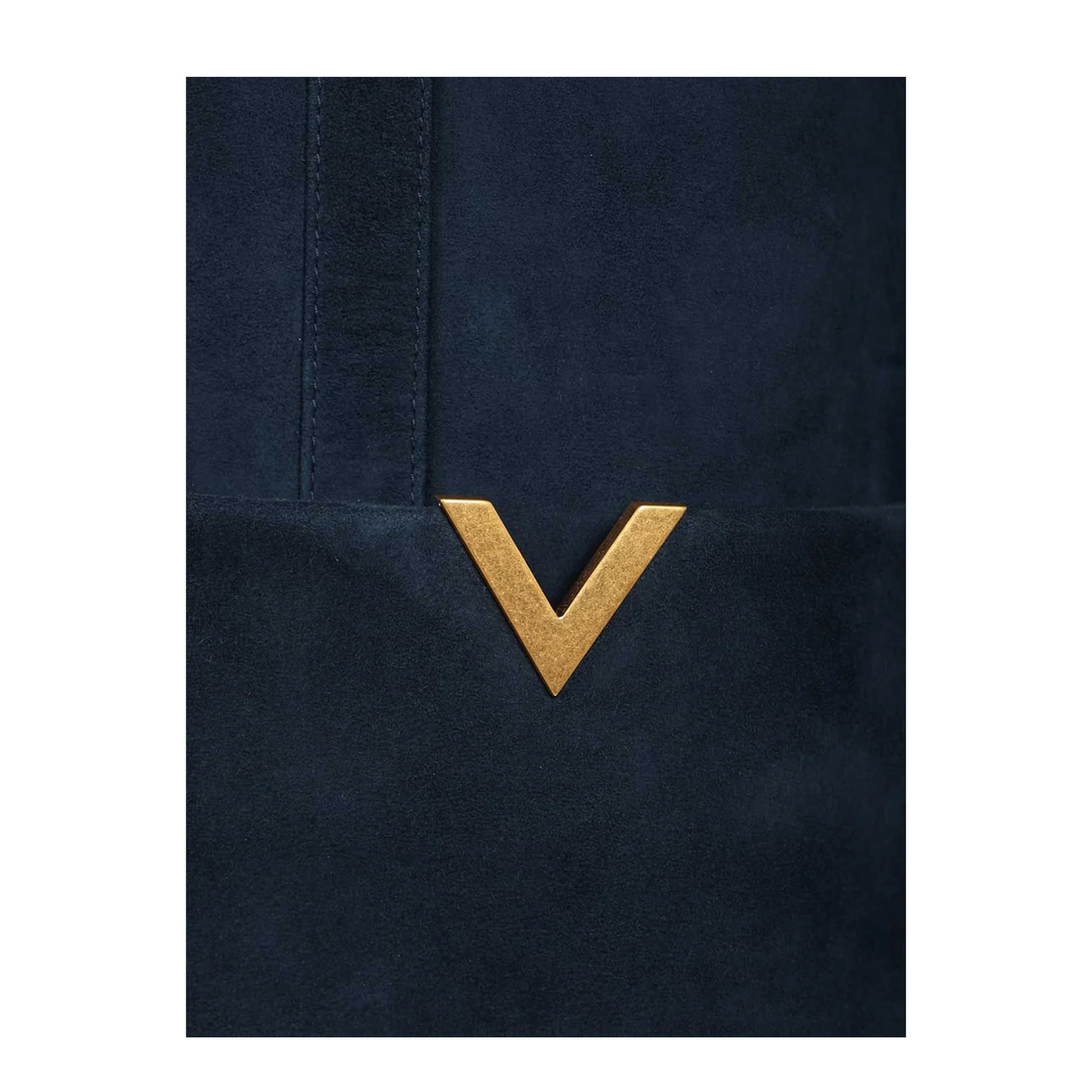 Suede Leather Jacket - Blue - Image 5