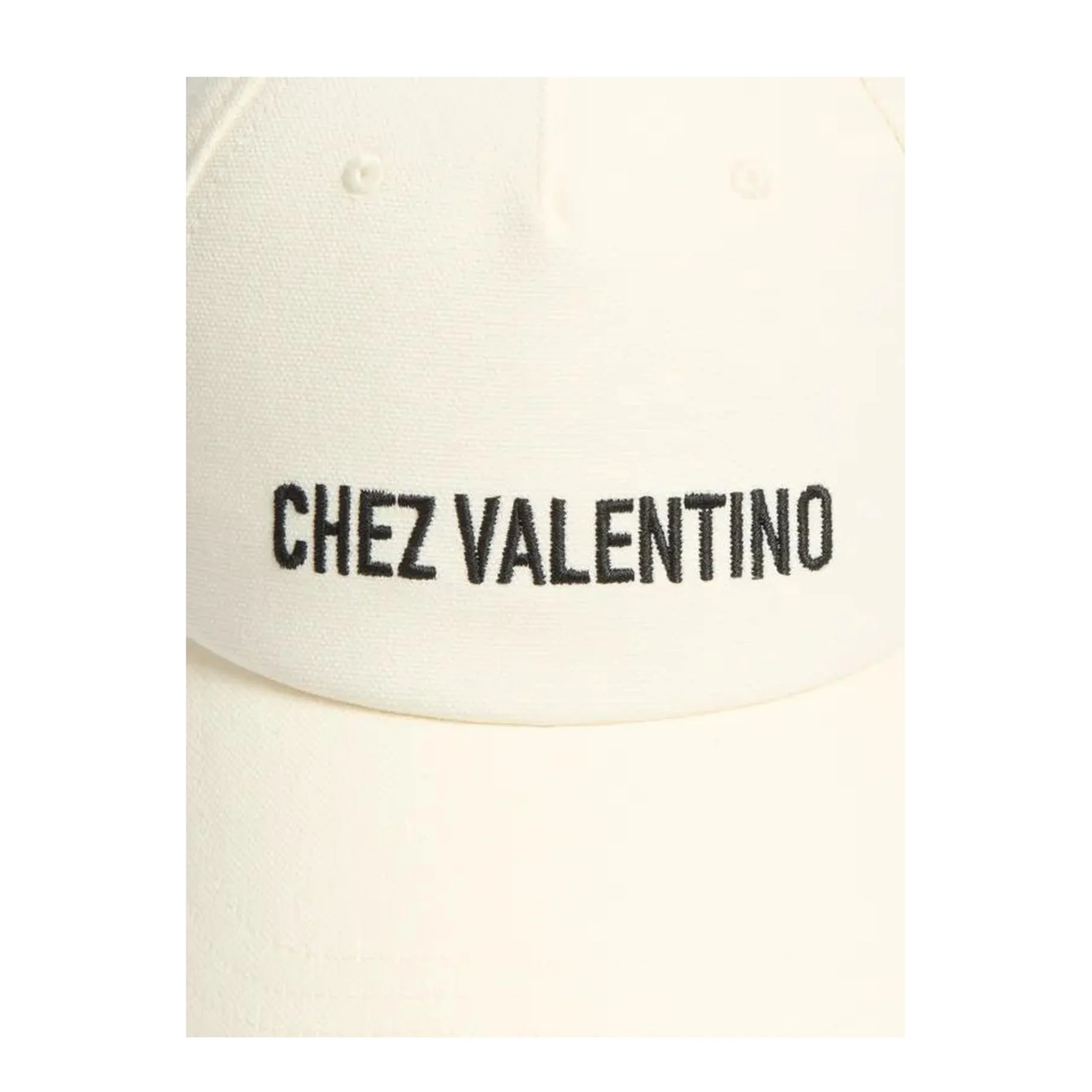 Cotton Baseball Cap Ivory - Image 4