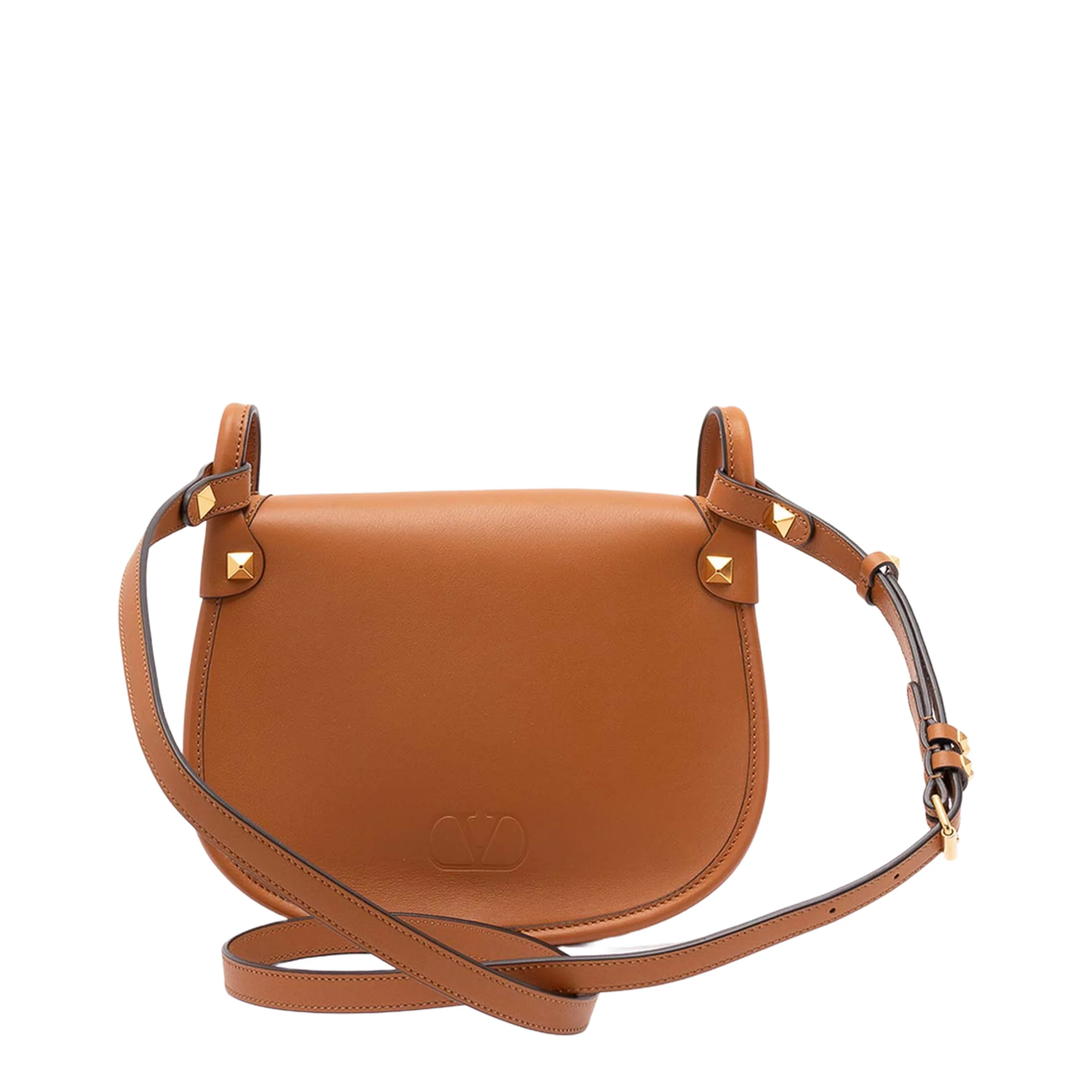 Flaneuse Leather Crossbody Bag - Brown - Image 2