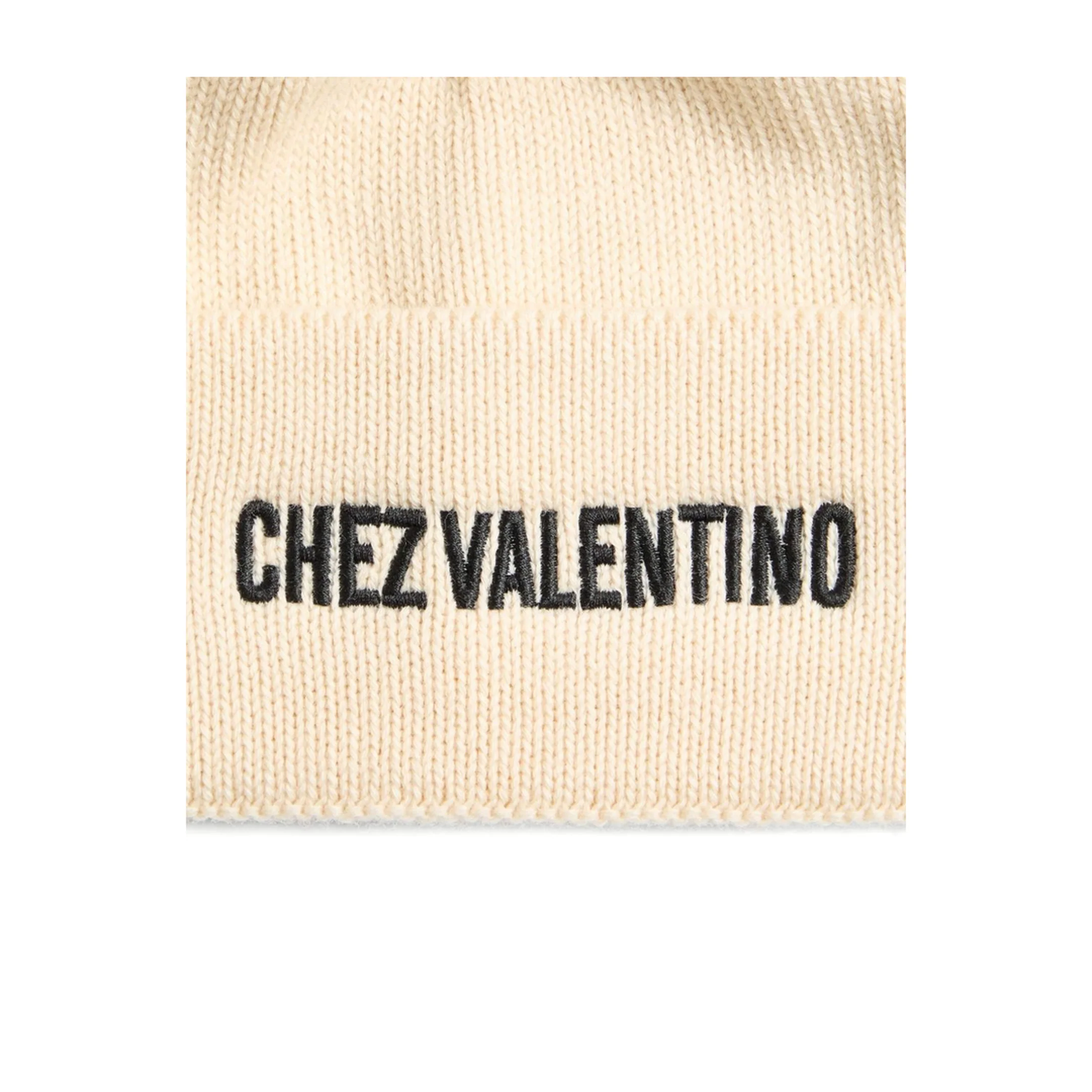 Cotton Wool Beanie Beige - Image 3