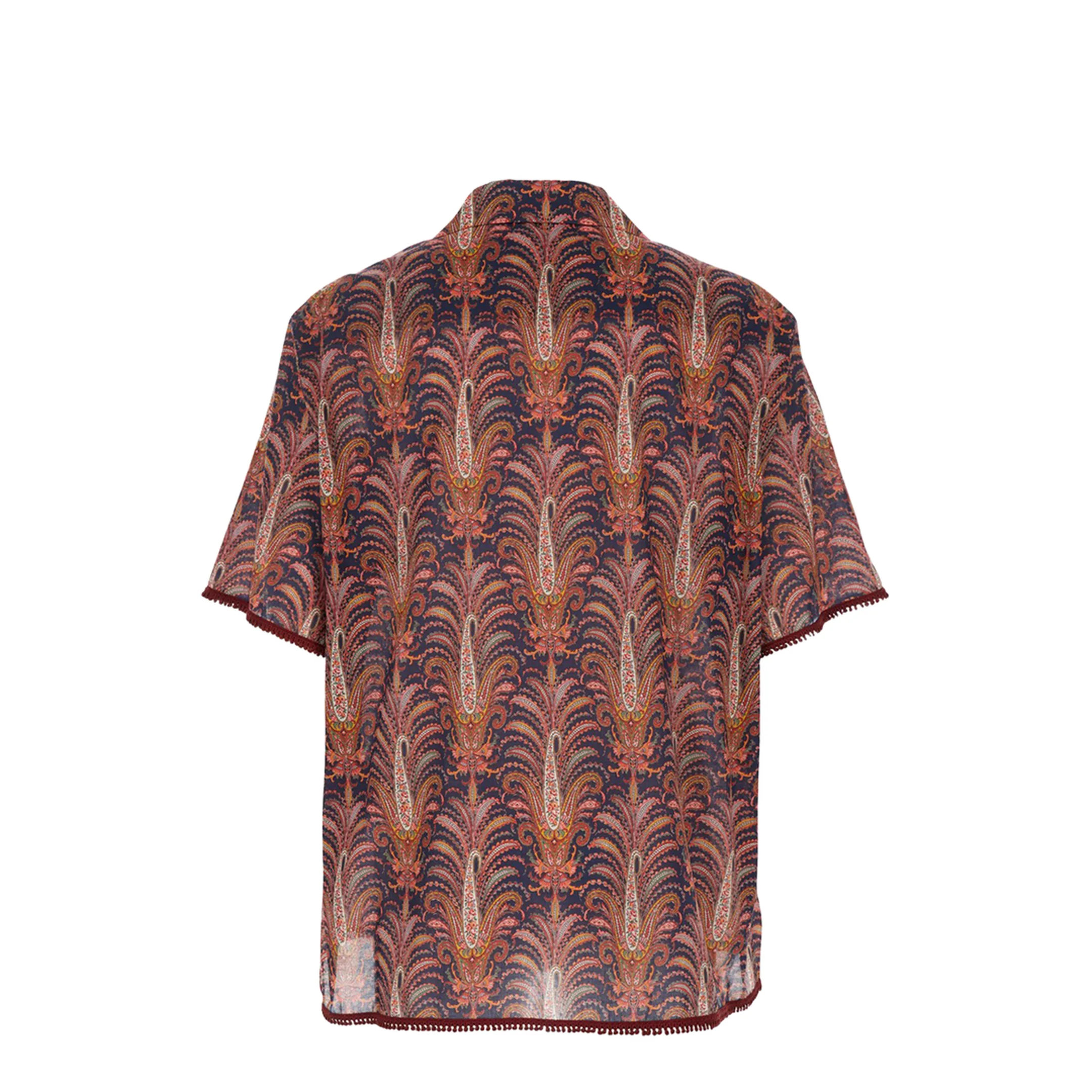 Cotton Shirt With Graphic Print - Image 5