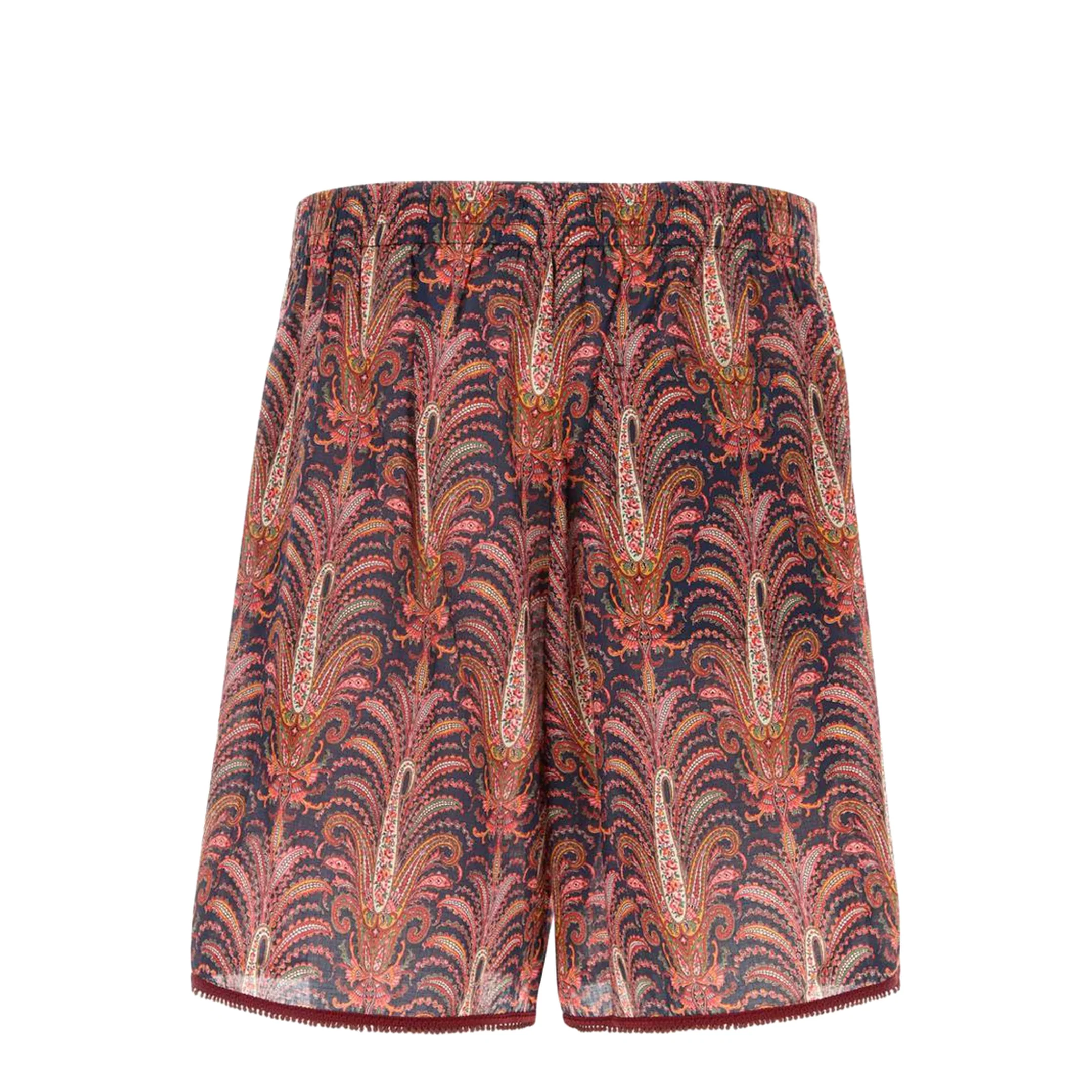 Cotton Shorts With Graphic Print - Image 3