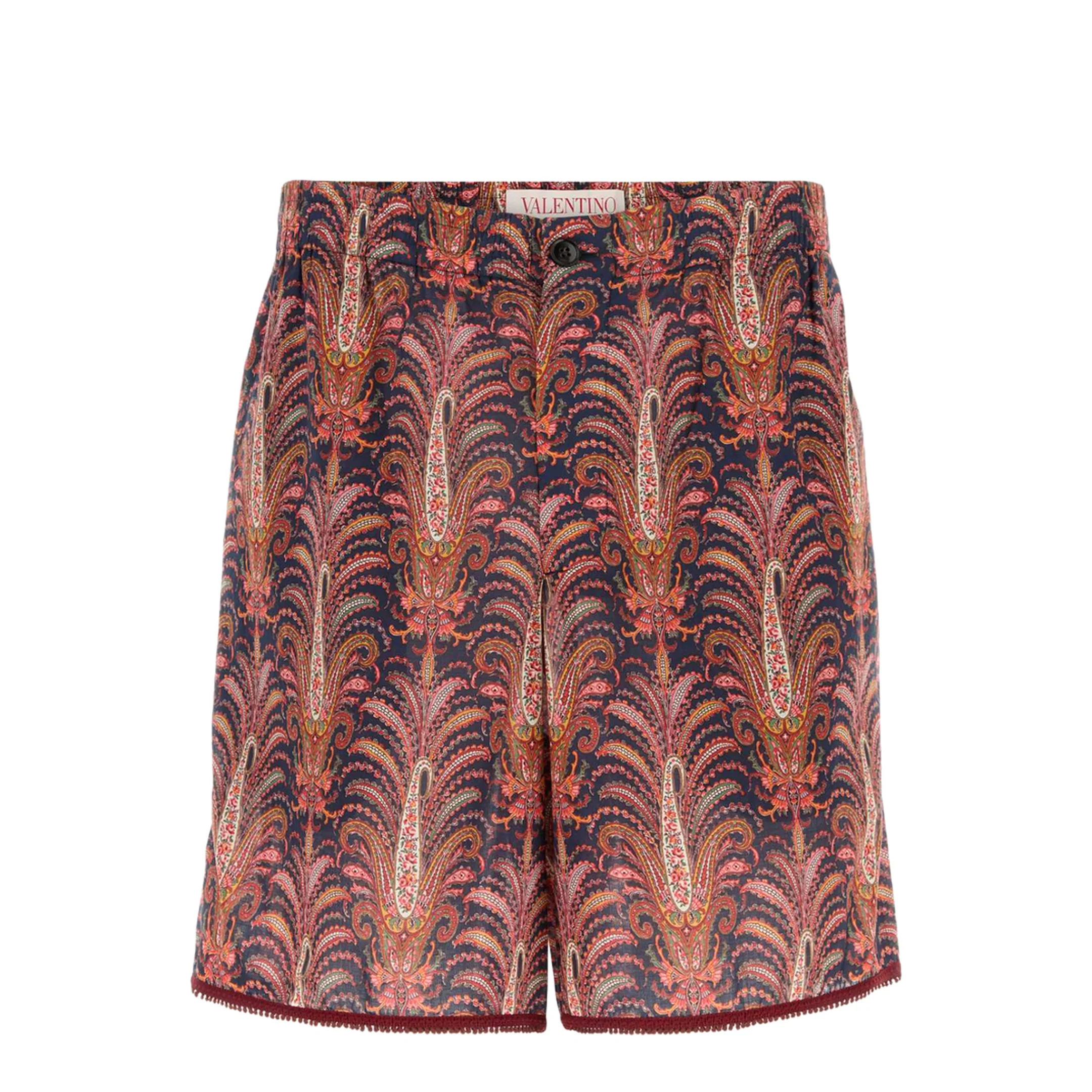 Cotton Shorts With Graphic Print - Image 5