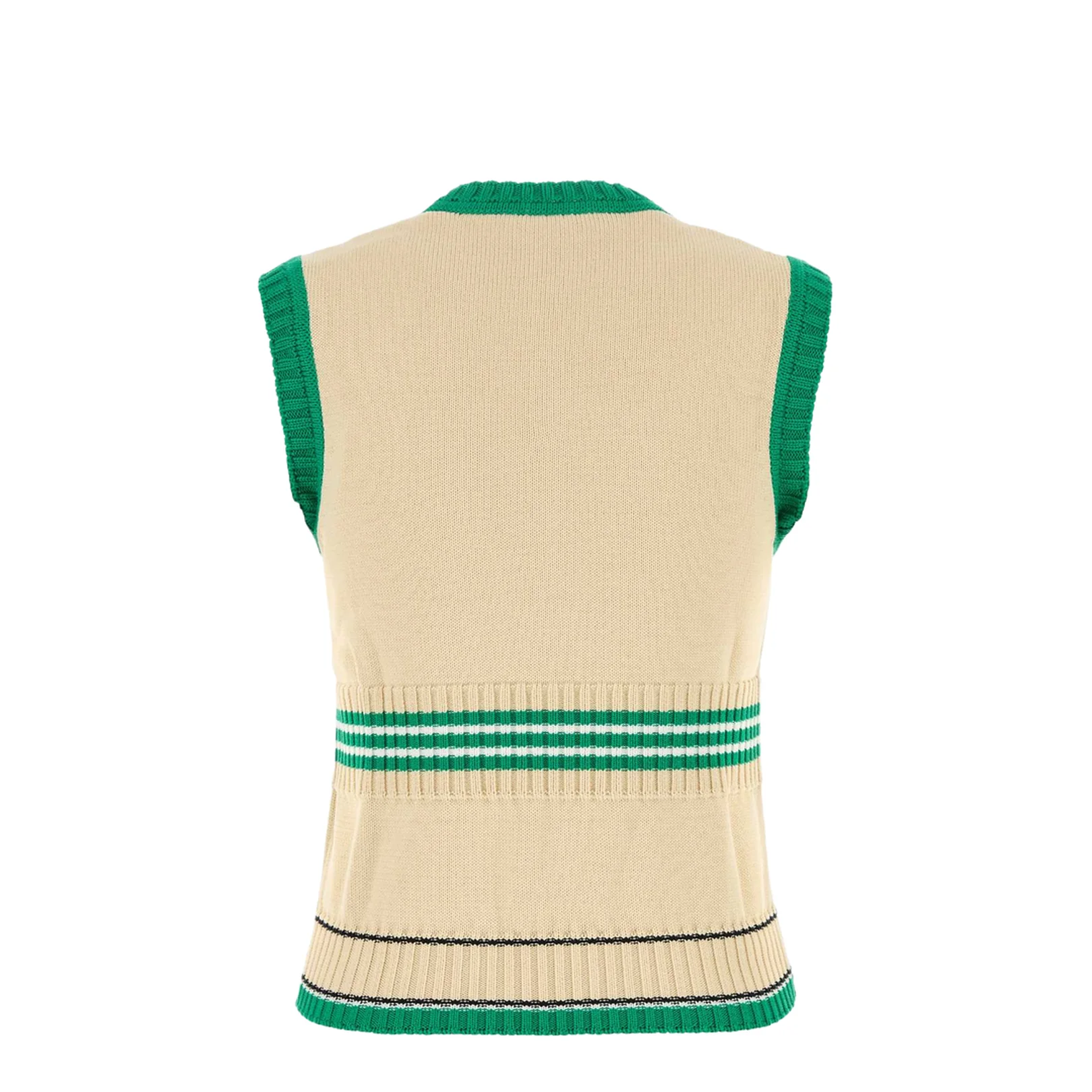 Cream Cotton Vest - Image 2