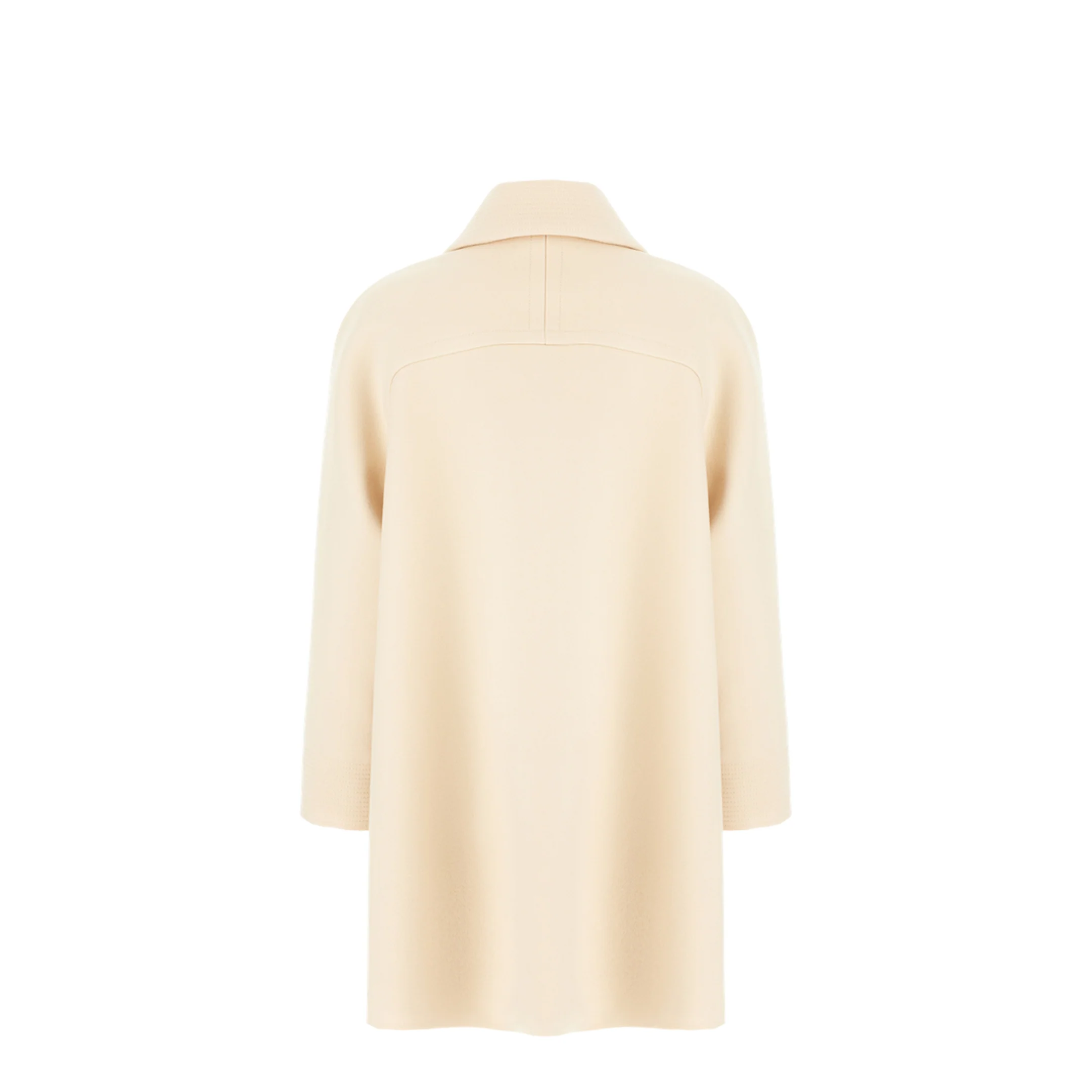 Cream Wool Coat - Image 2
