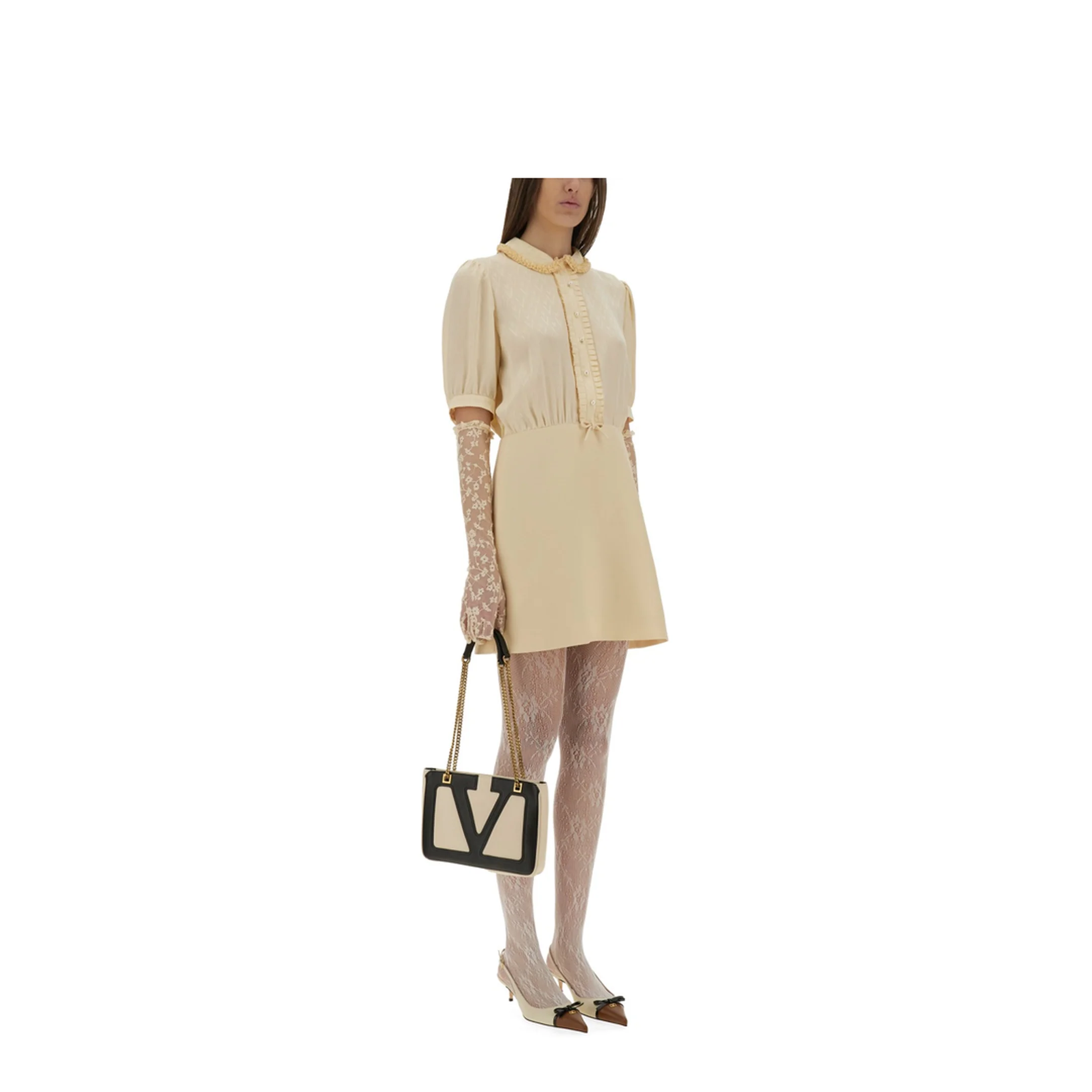 Crepe Couture Short Dress - Image 2